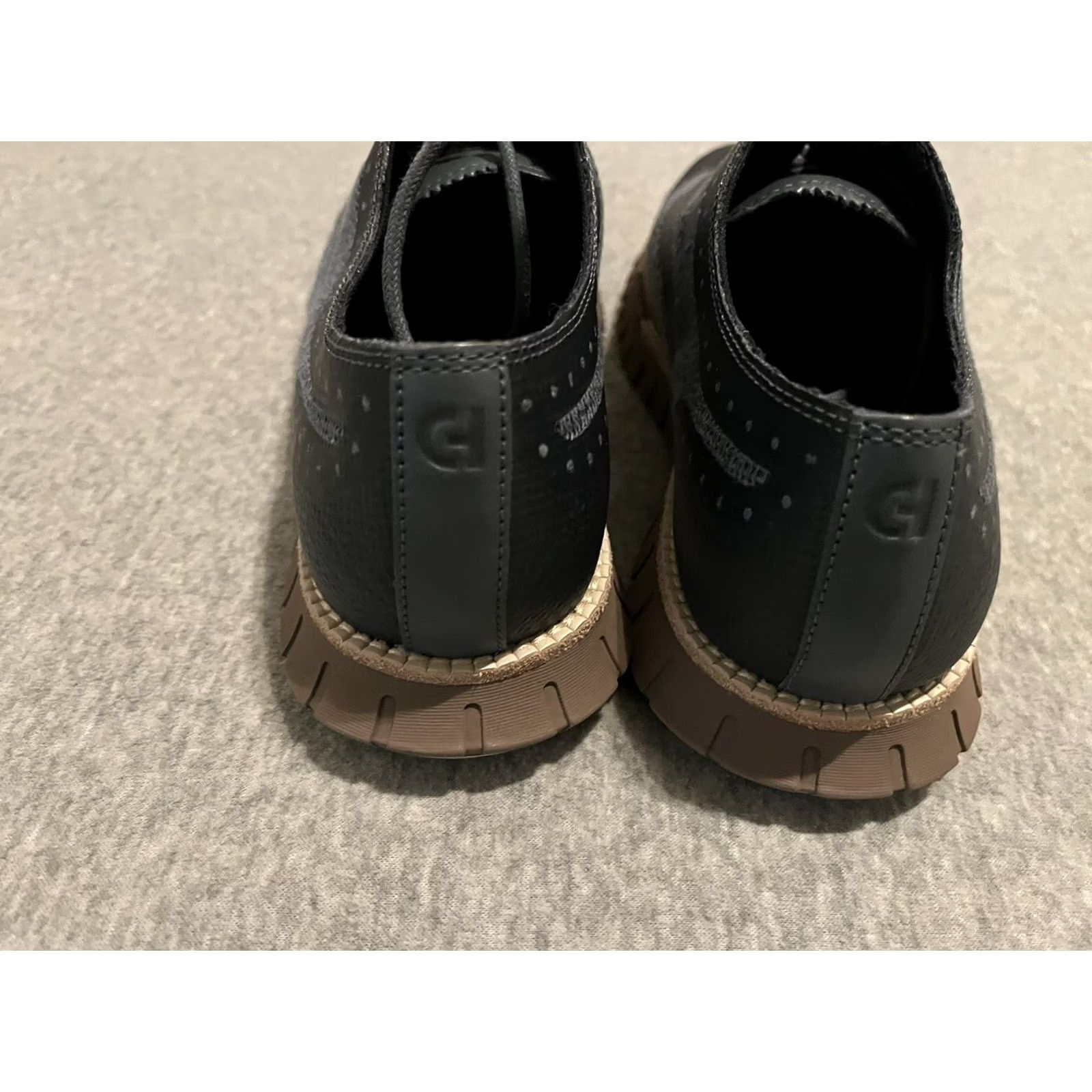 Cole Haan VINTAGE? No. Final: Cole Haan ZEROGRAND Remastered Embrostitch Oxford Stormy Weather C39576 Mens 7.5 Blue Sneaker Shoes Mens 7.5M Size US 8 / EU 41 - 4 Thumbnail