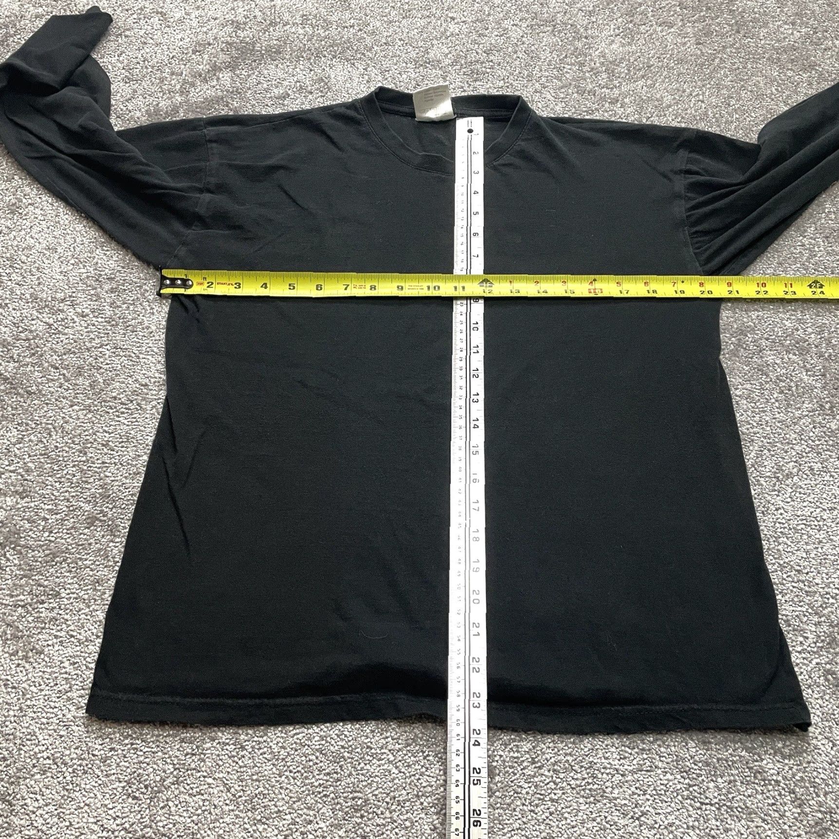 Vintage **European Style Men’s Black Long Sleeve Cotton Shirt Small** User: European Style Men’s Small Black Long Sleeve Cotton Shirt ** Size US S / EU 44-46 / 1 - 5 Thumbnail
