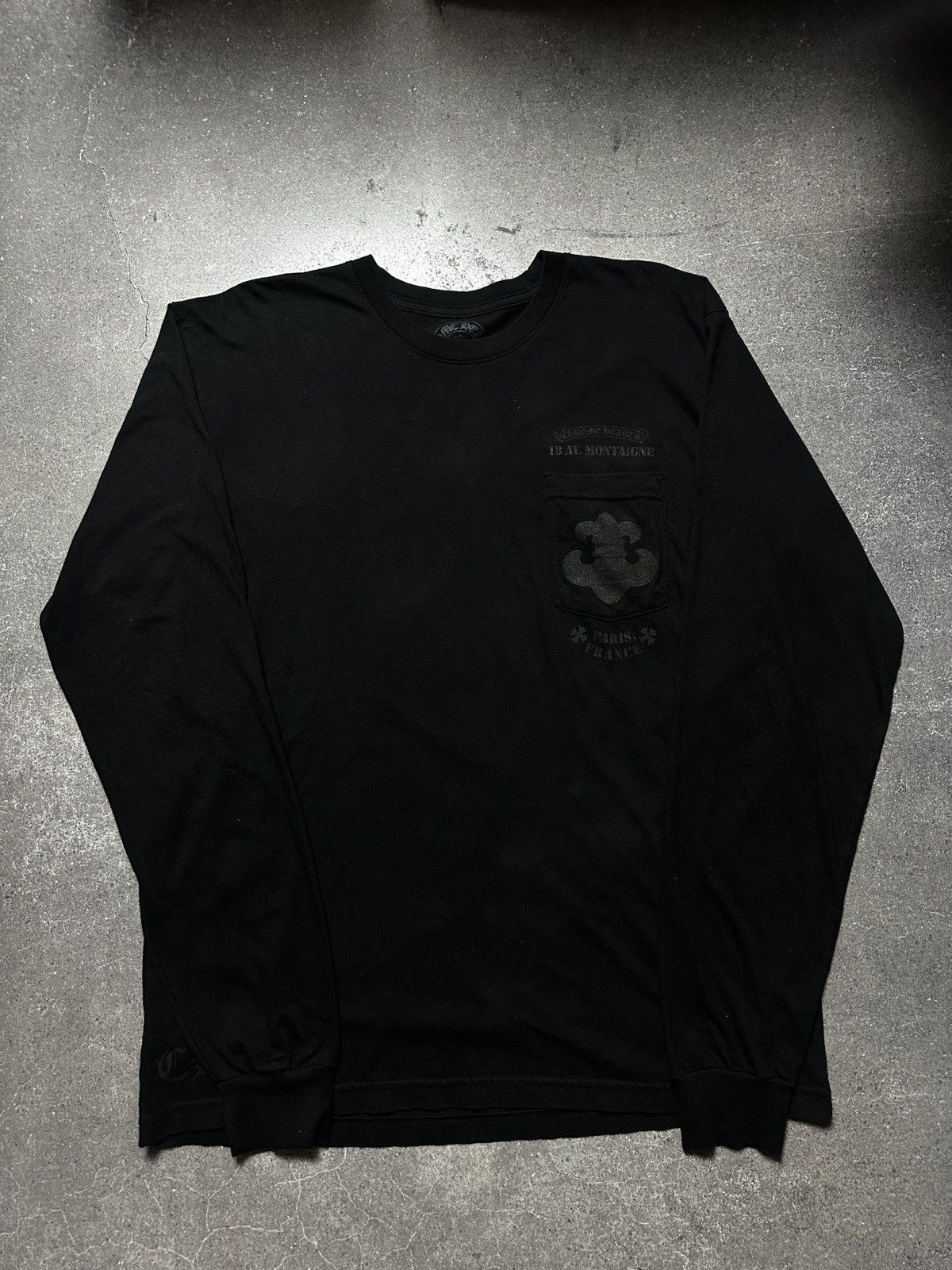 Chrome Hearts Chrome Hearts Paris Exclusive Fleur Long-Sleeve T-Shirt Size US XL / EU 56 / 4 - 1 Thumbnail