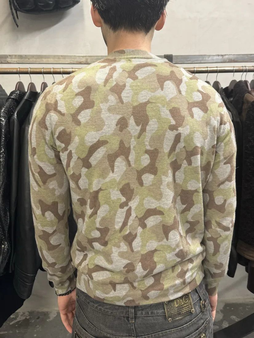 Comme des Garcons × Vintage Comme Des Garçons Shirt Camo Wool Cardigan Size US M / EU 48-50 / 2 - 3 Thumbnail