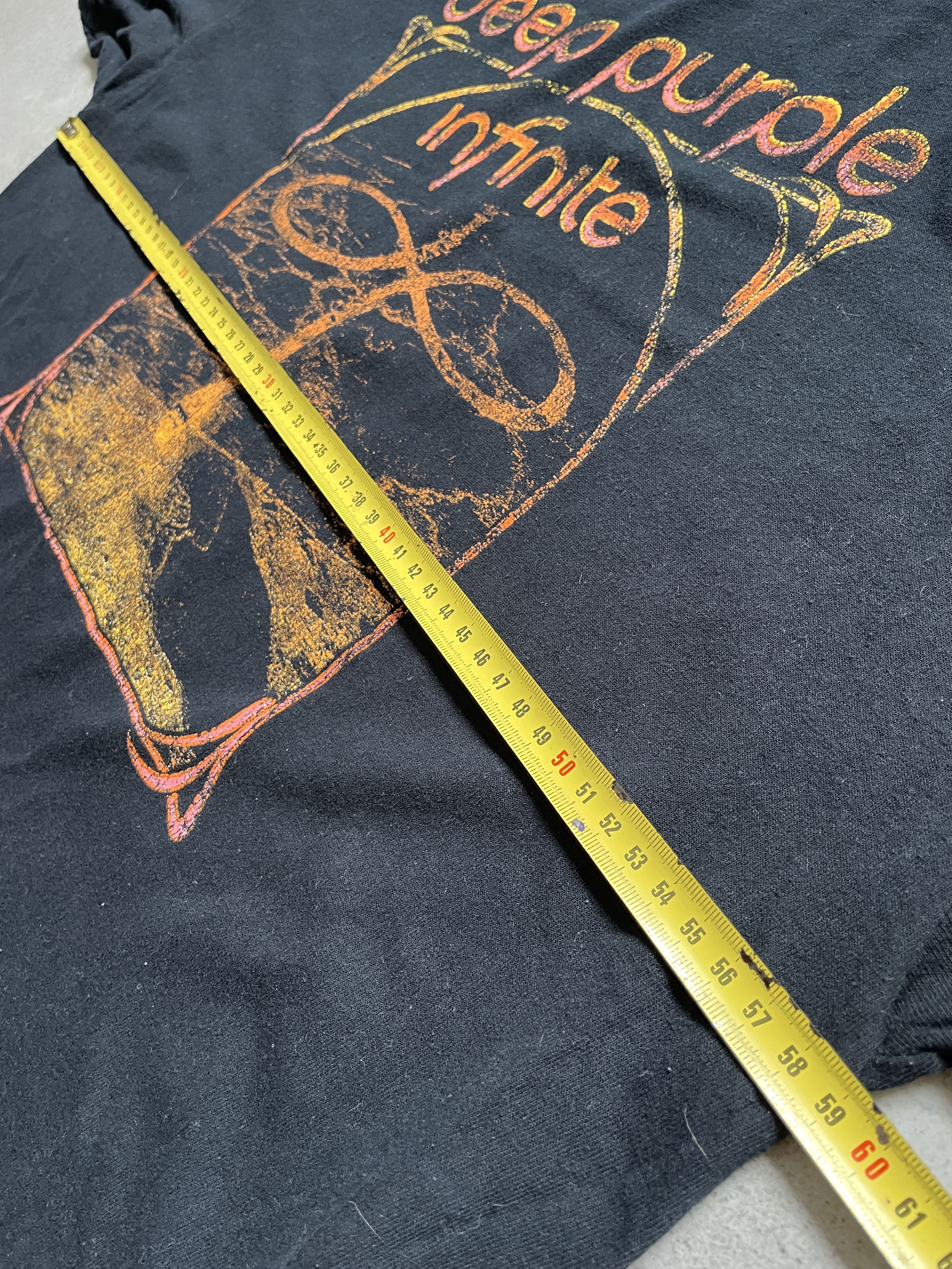 Band Tees DEEP PURPLE INFINITE ENGLISH ROCK VIVIENNE TYPE BLACK TEE Size US XL / EU 56 / 4 - 6 Thumbnail