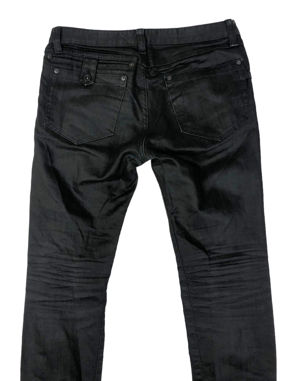 Japanese Brand × Katharine Hamnett London Katharine Hammett London Black Wax Pants Size US 30 / EU 46 - 10 Thumbnail
