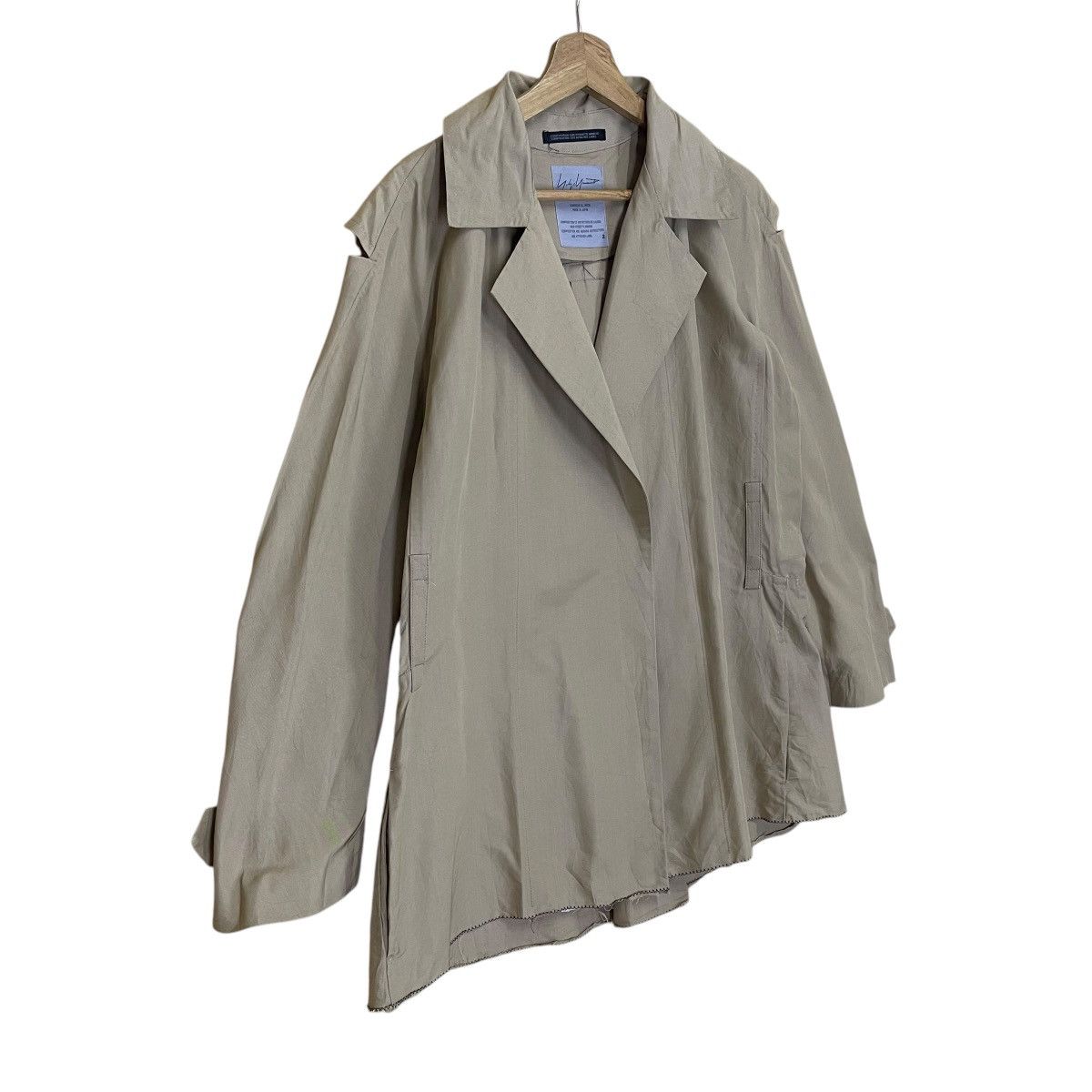 Japanese Brand Yohji Yamamoto Signature Hidden Button Jacket Size M / US 6-8 / IT 42-44 - 3 Thumbnail