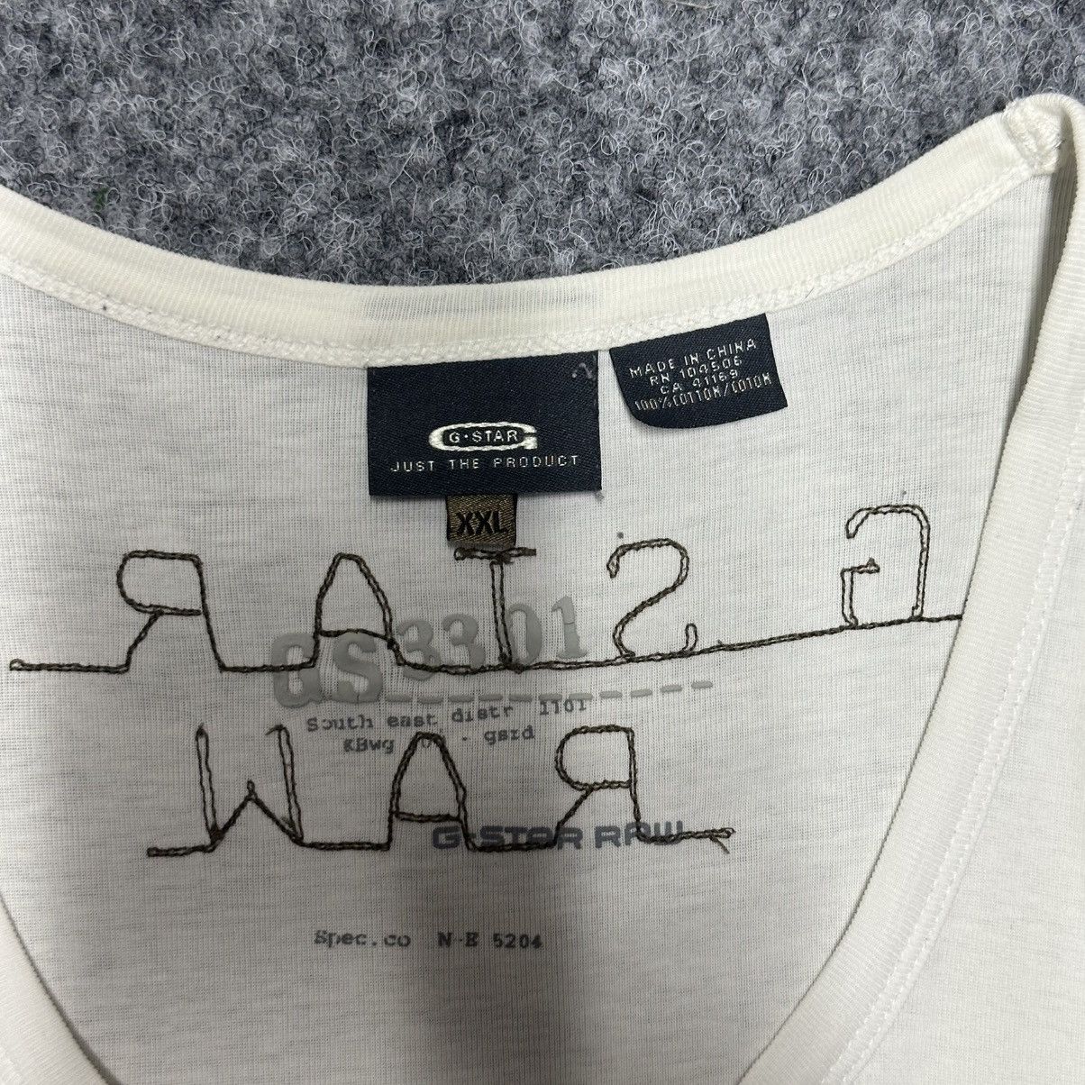 Le Grande Bleu (L.G.B.) VTG Japanese Style Minimalistic Grunge Rave G-Star Raw Size US L / EU 52-54 / 3 - 5 Thumbnail
