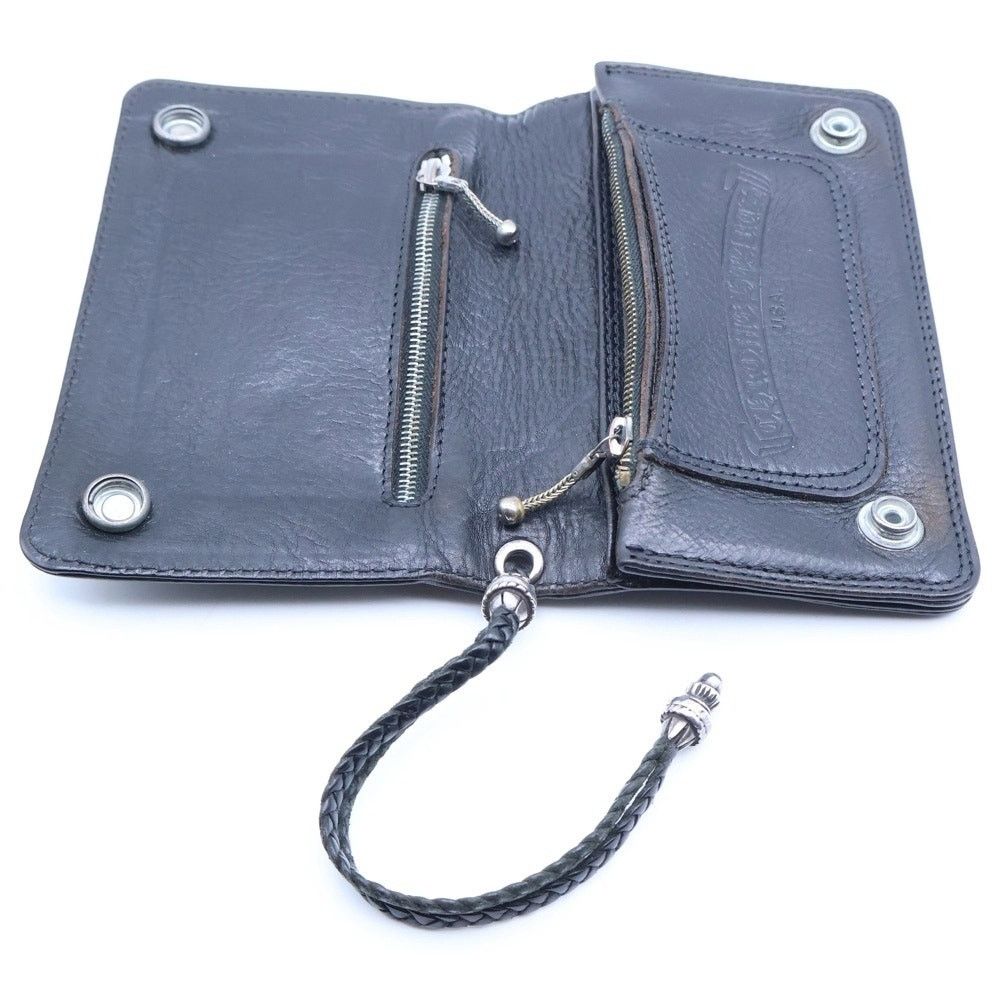 Chrome Hearts Chrome Hearts Floral Button Leather Wallet Size ONE SIZE - 6 Thumbnail