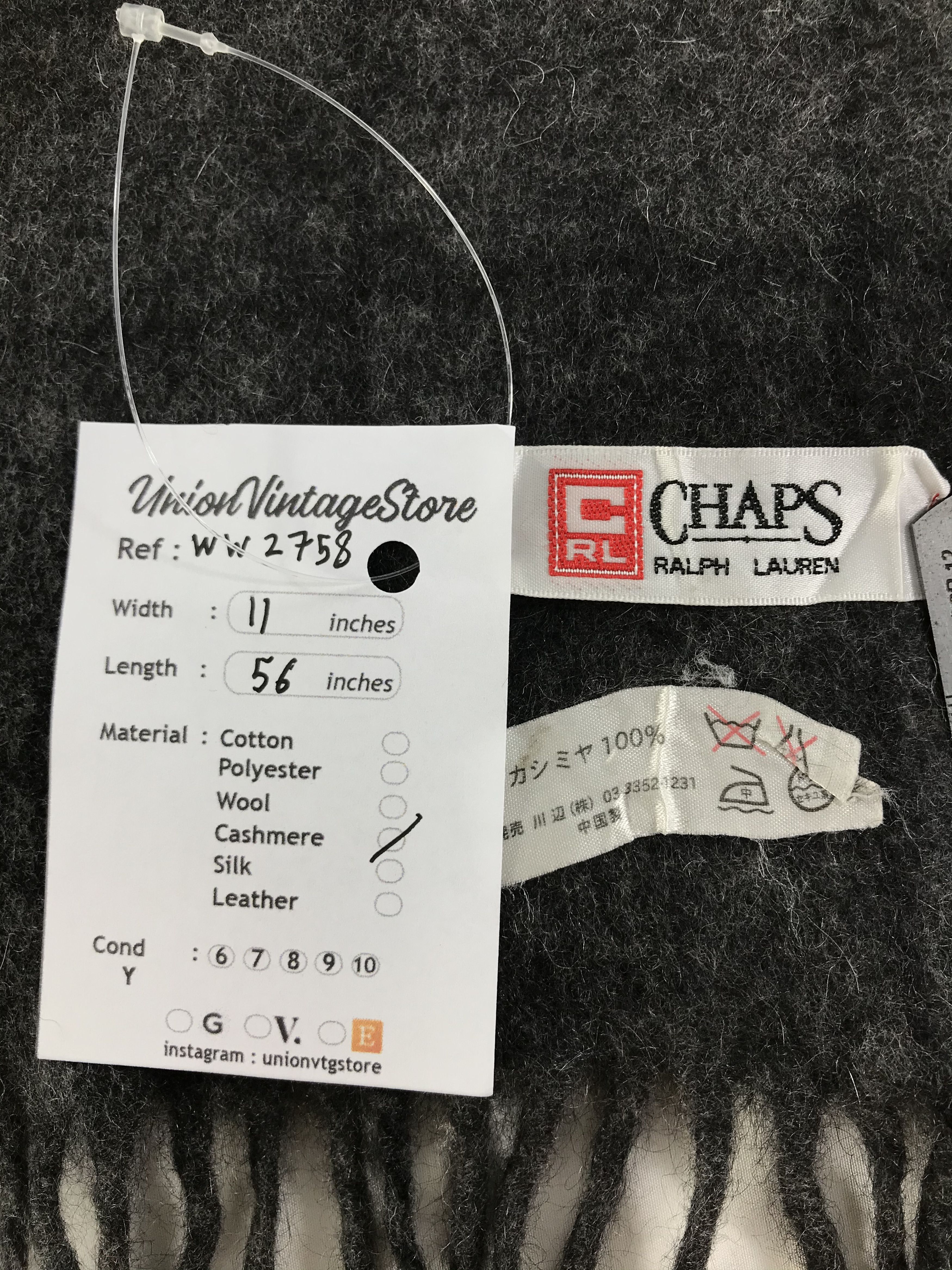 Chaps Ralph Lauren × Vintage Chaps Ralph Lauren Scarf / Muffler / Neckwear - WW2758 Size ONE SIZE - 4 Thumbnail