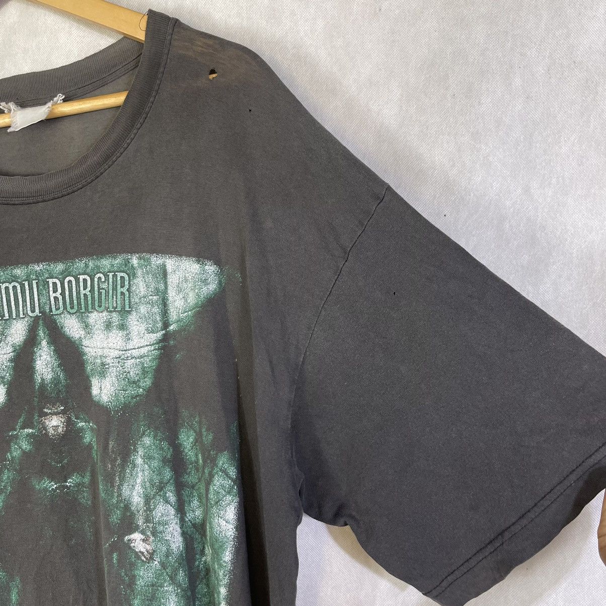 Band Tees × Vintage Vintage Dimmu Borgir Fades Distressed Paper Thin Tee Xlarge Size US XL / EU 56 / 4 - 8 Thumbnail
