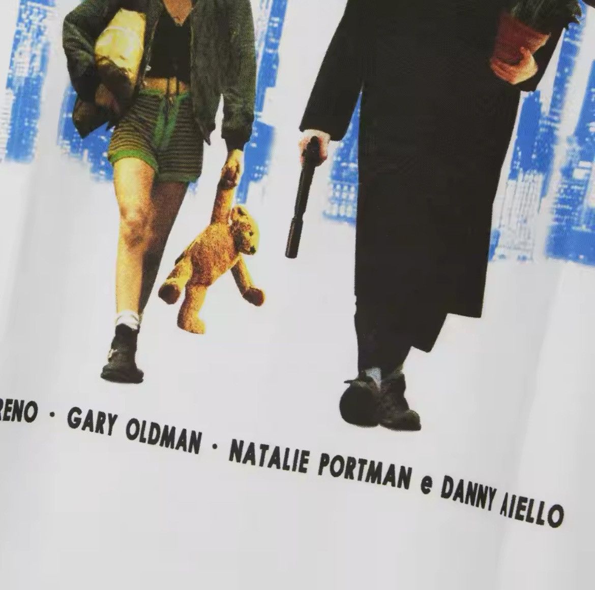 Japanese Brand × Vintage "Leon The Professional" Classic Movie Graphic Printed Tshirt Size US XXL / EU 58 / 5 - 6 Thumbnail