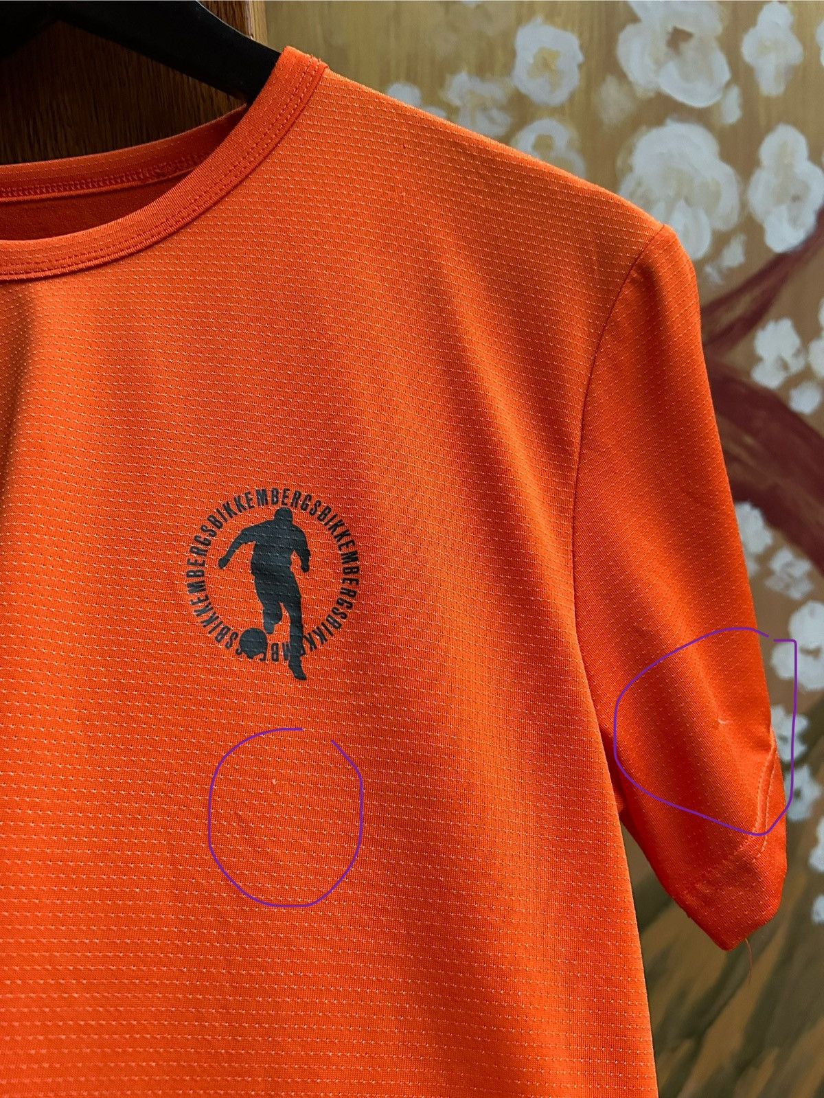 Dirk Bikkembergs Umbro x Bikkembergs Orange Soccer Football Jersey Tee Sz M Size US M / EU 48-50 / 2 - 11 Thumbnail