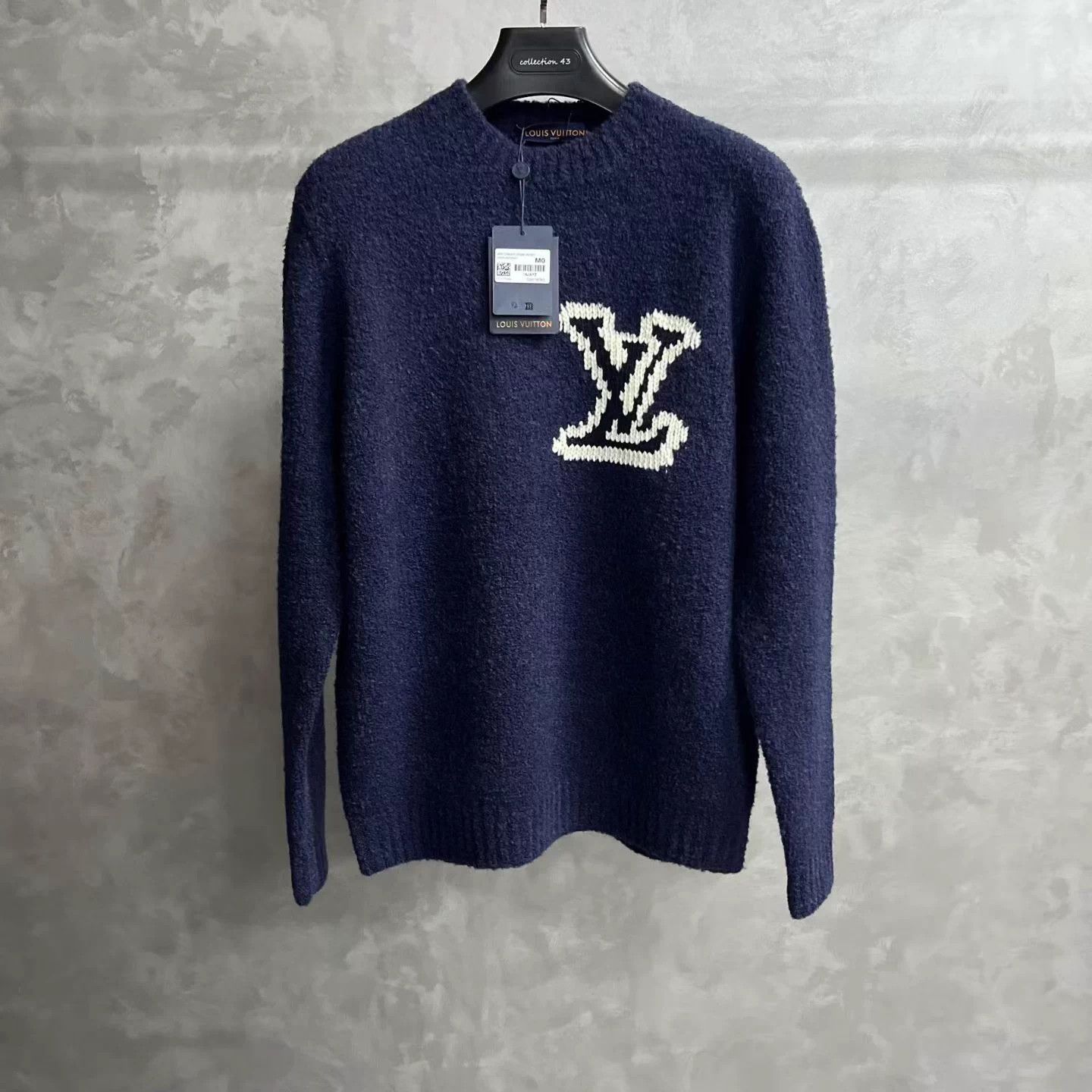 Louis Vuitton Louis Vuitton CLOCK INTARSIA PULLOVER M | Grailed