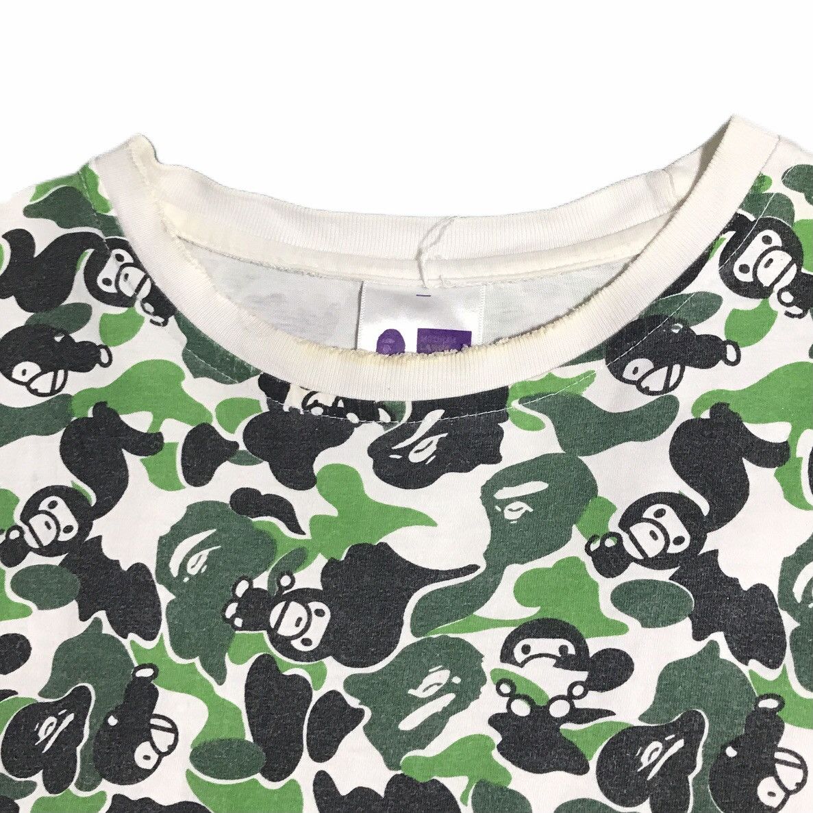 Bape × Vintage bape abc green camo t-shirt Size US L / EU 52-54 / 3 - 4 Thumbnail