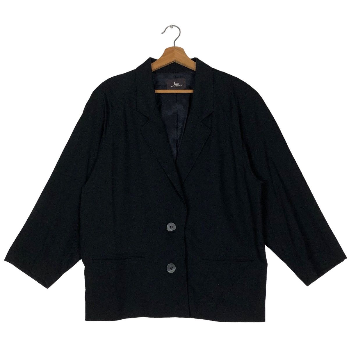 Japanese Brand 🔥90’s Vintage Wool Jacket Lancel Paris Double Breast Size US M / EU 48-50 / 2 - 1 Thumbnail