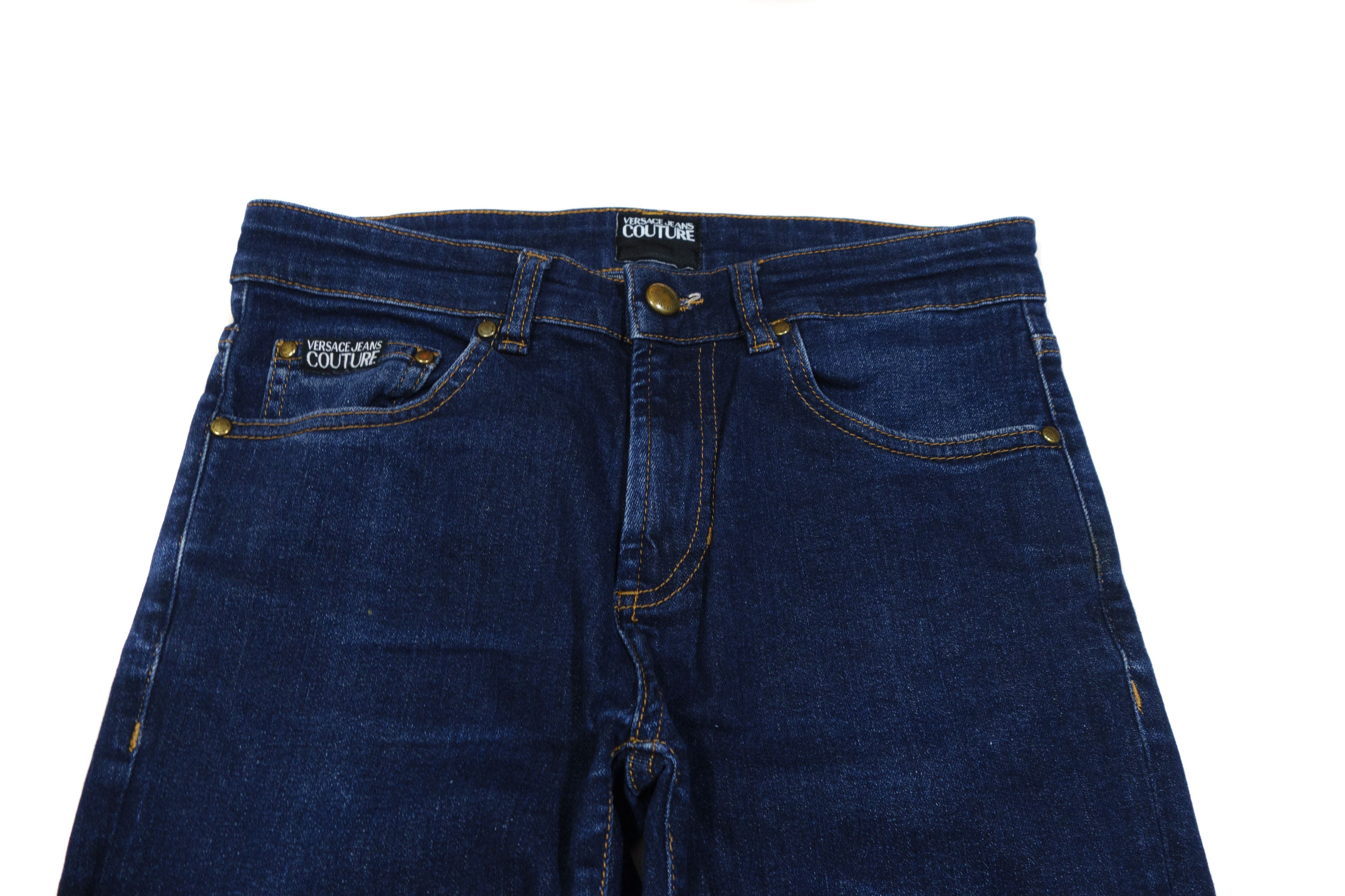 Versace Embroidered Logo Skinny Jeans Size US 28 / EU 44 - 3 Thumbnail