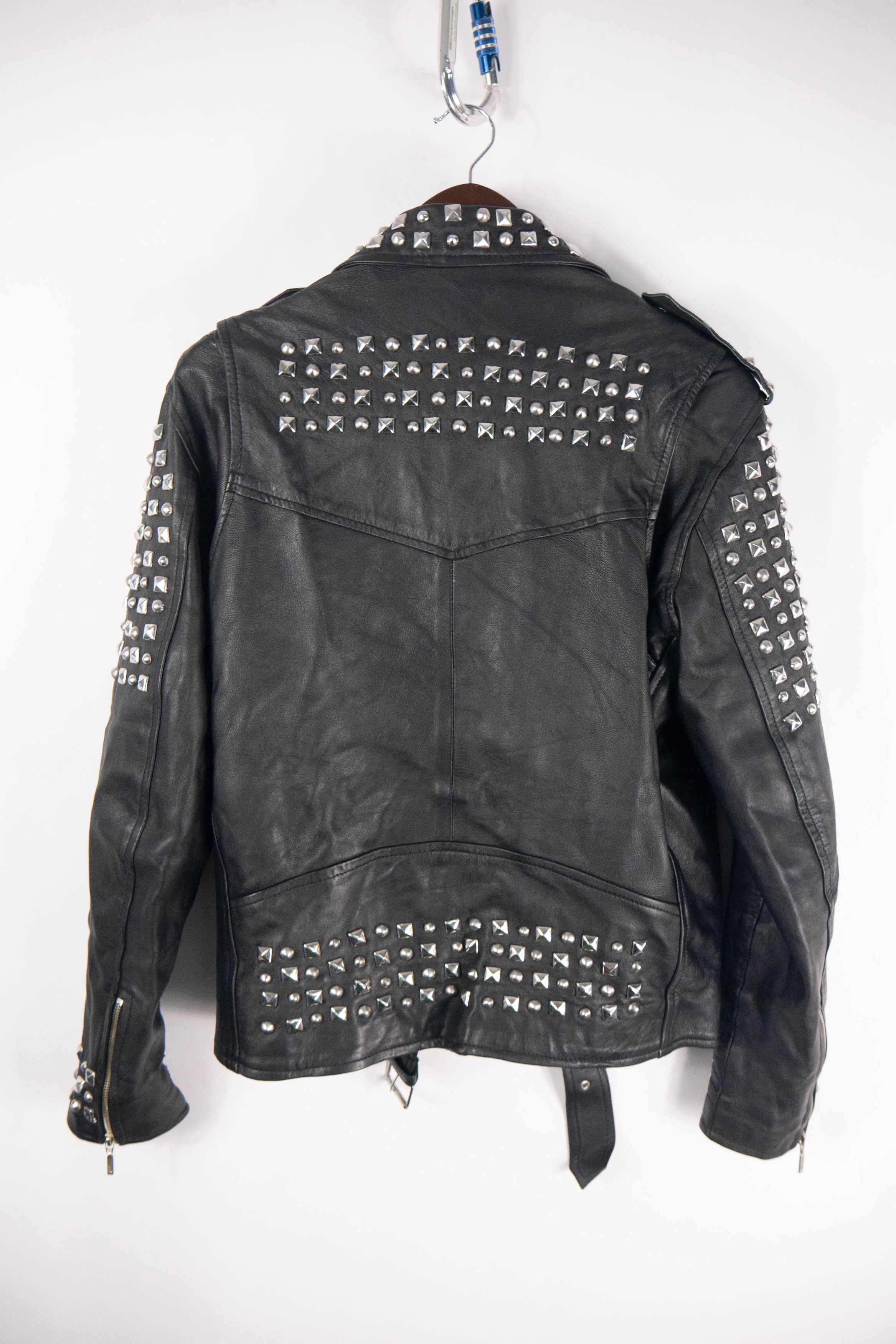 Genuine Leather × Japanese Brand Studded leather biker jacket vintage punk rock and roll Size US M / EU 48-50 / 2 - 9 Thumbnail
