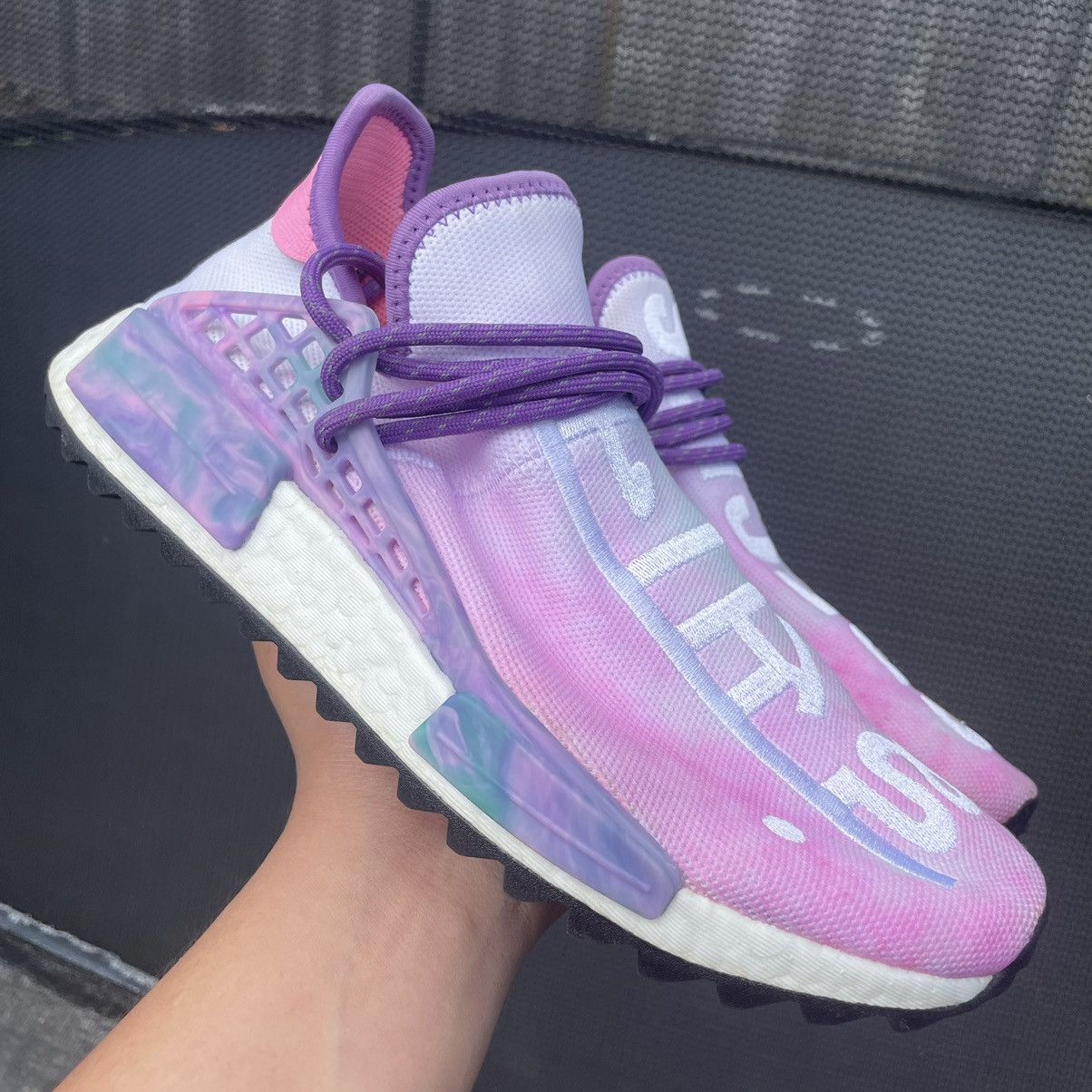 image of Adidas Nmd Human Race Holi Festival Men Size 7.5 Shoes in White