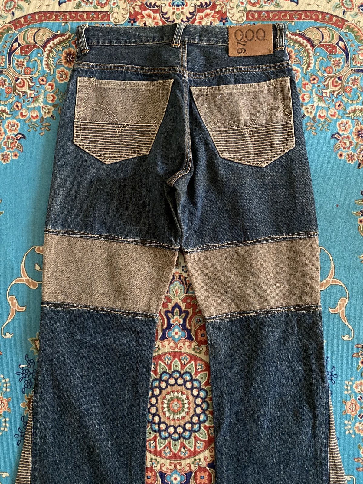 If Six Was Nine Japanese Brand Super Flare Hagi Design Jeans Size US 28 / EU 44 - 8 Thumbnail
