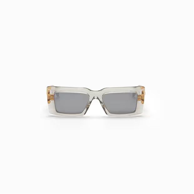 Balmain o1g2r1mq1024 Size: OS / Sunglasses in Grey & Gold Size ONE SIZE - 1 Thumbnail