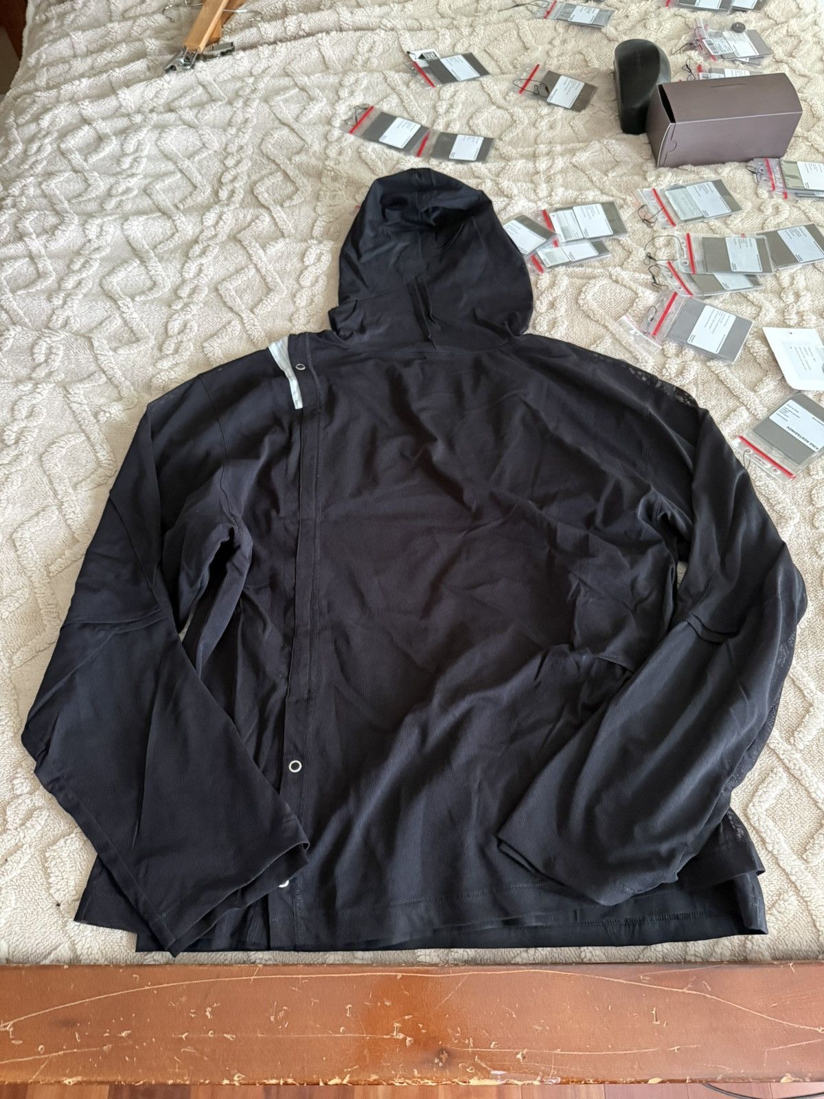 Kiko Kostadinov Inex Hooded Top Black 44 Size US S / EU 44-46 / 1 - 3 Thumbnail