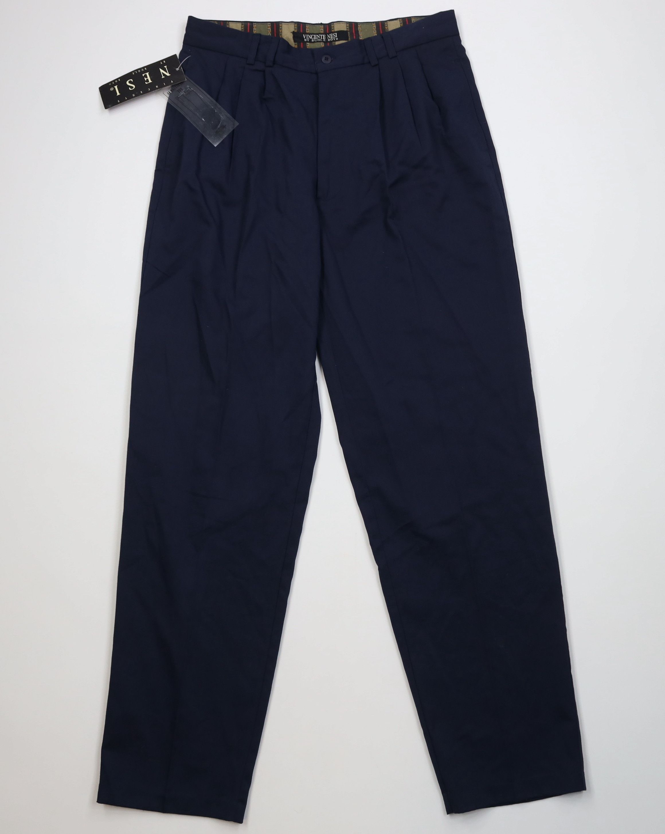 Vintage Deadstock Vintage 90s Streetwear Gabardine Blend Chino Pants Size US 34 / EU 50 - 1 Thumbnail