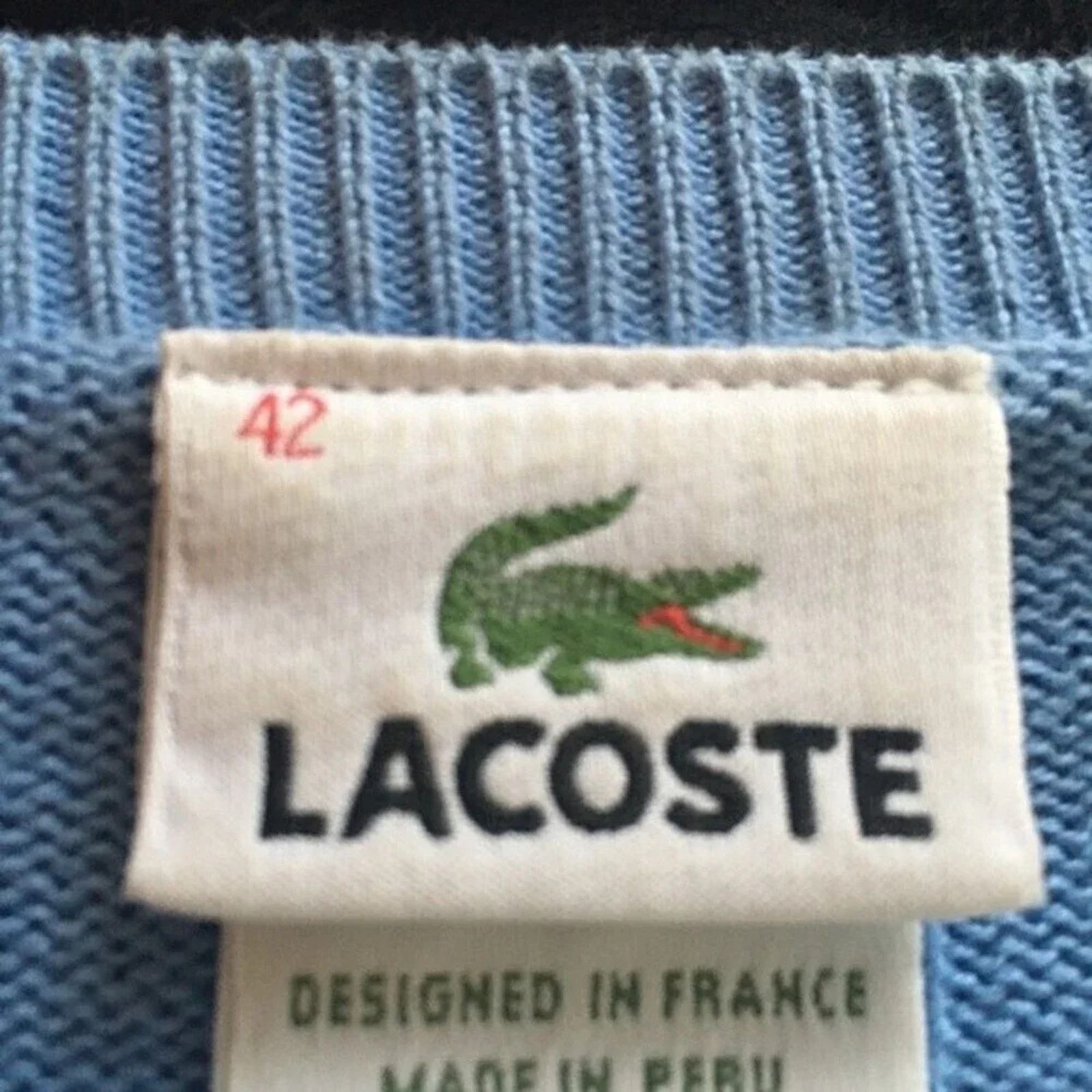 Izod Izod Lacoste vintage sweater, men’s size 42 Size US L / EU 52-54 / 3 - 4 Thumbnail