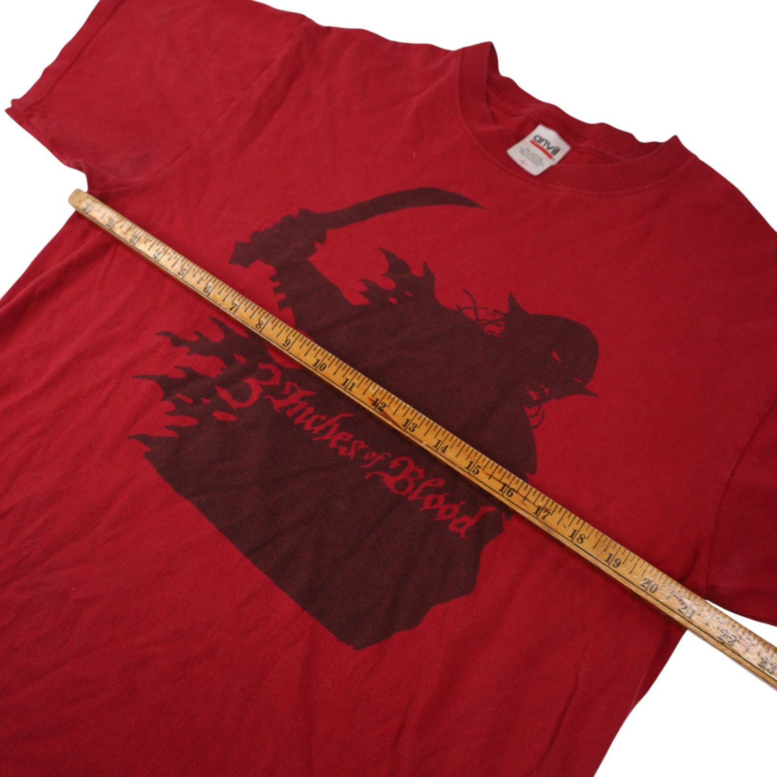 Band Tees × Vintage Vintage 3 Inches of Blood Graphic Band Tee Size US L / EU 52-54 / 3 - 6 Thumbnail