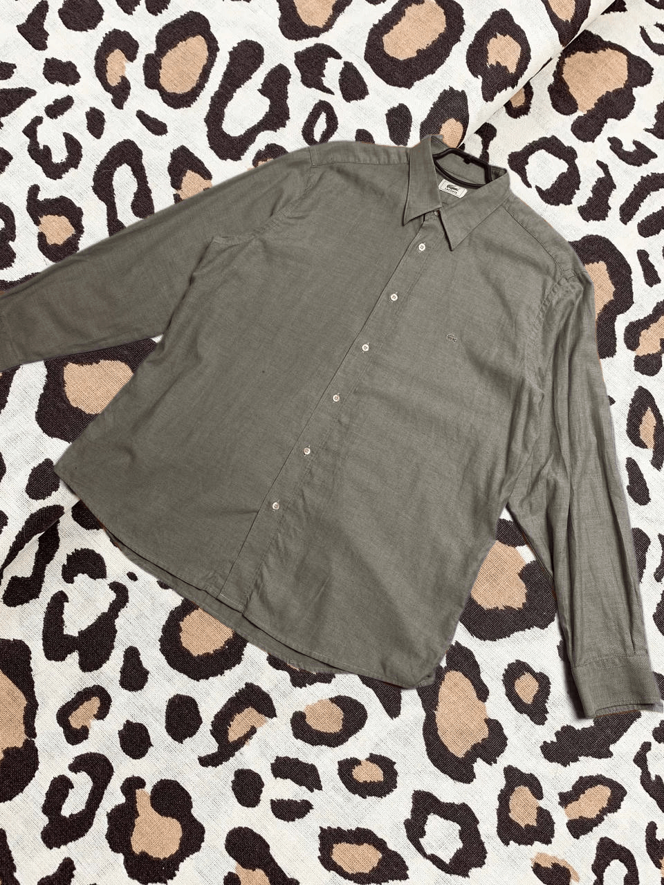 Lacoste Lacoste Men’s Long Sleeve Button Shirt Size US S / EU 44-46 / 1 - 1 Thumbnail