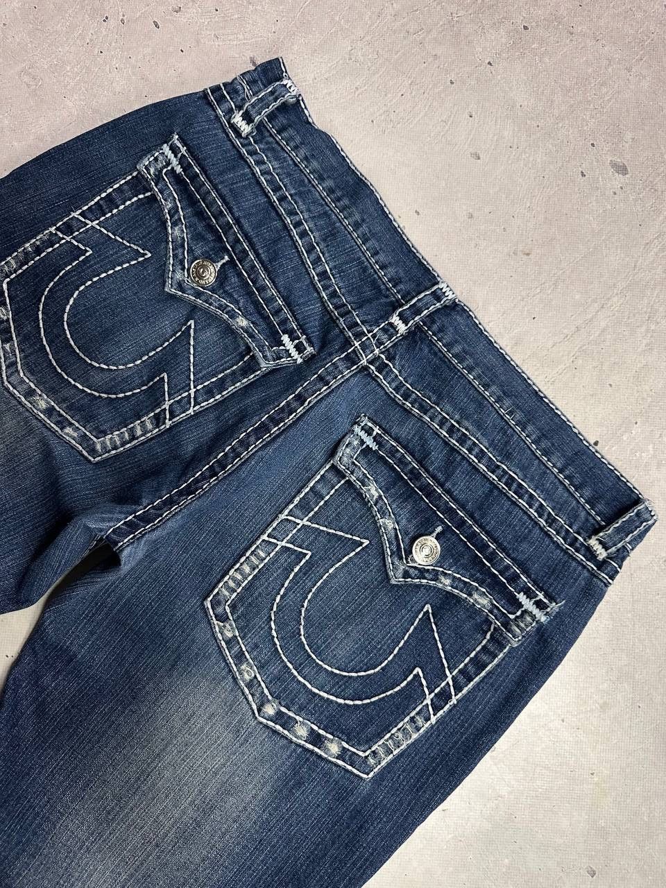 True Religion True Religion Vintage Ricky Super T Blue Denim Jeans 38 Y2K Size US 38 / EU 54 - 4 Thumbnail
