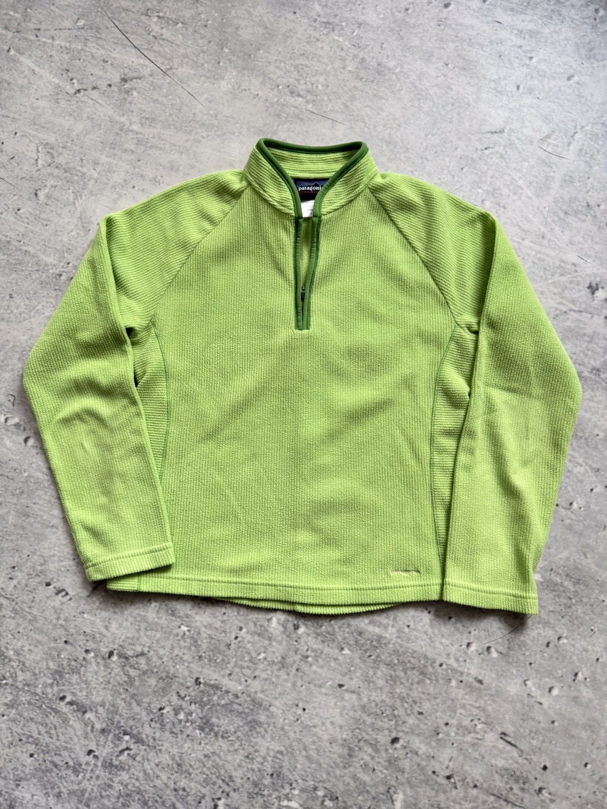 Patagonia Patagonia green synchilla fleece wmns longsleeve Size L / US 10 / IT 46 - 1 Thumbnail