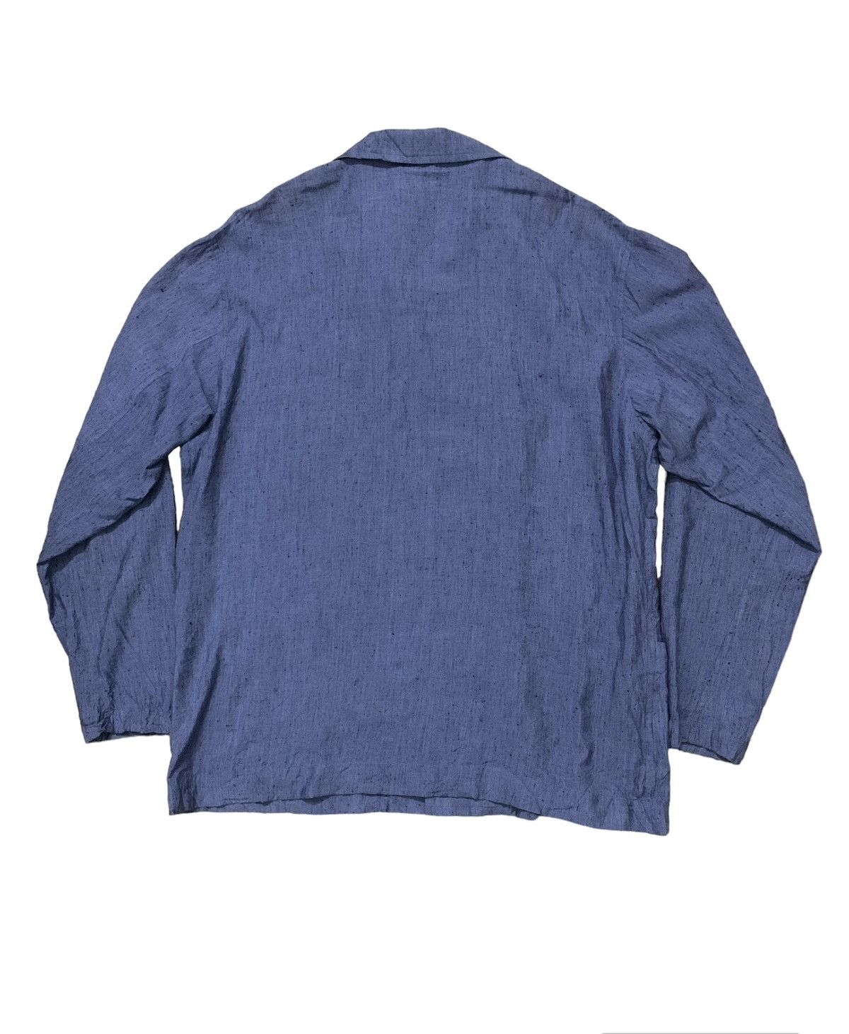 Issey Miyake × Tsumori Chisato Archive Issey Miyake Mandarin Collar Rayon jacket/Blazer (A) Size US L / EU 52-54 / 3 - 6 Thumbnail