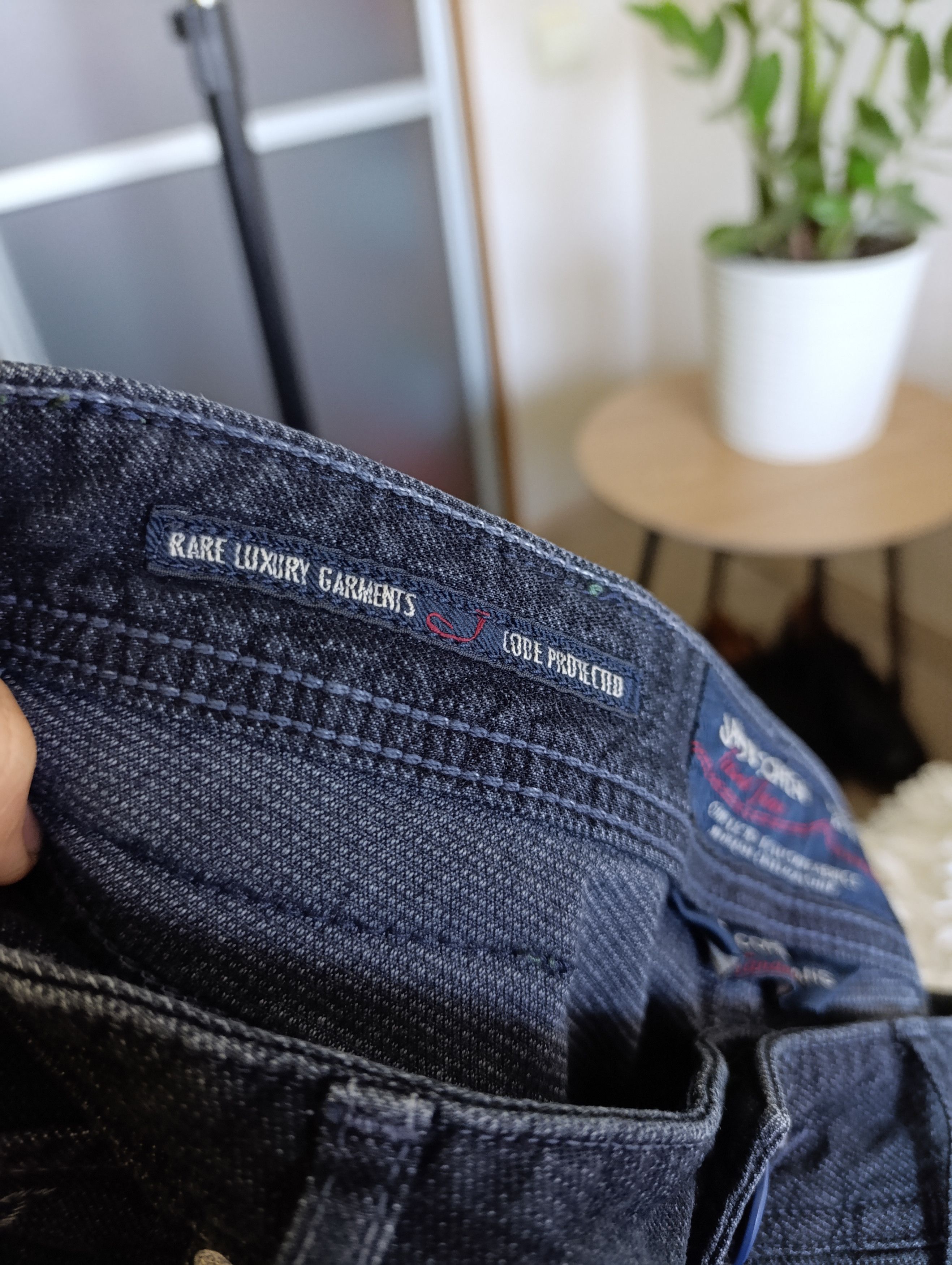 Designer JACOB COHEN HOSEN EXCLUSIVE ITALIAN JEANS J688 COMF PANTS Size US 31 - 17 Thumbnail