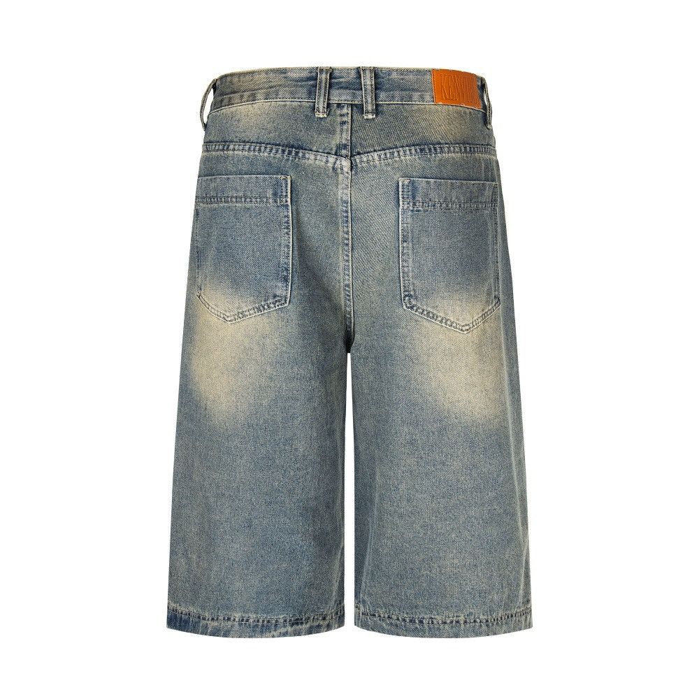 Japanese Brand × Vintage Punk distressed washed cargo denim shorts Size US 32 / EU 48 - 2 Thumbnail