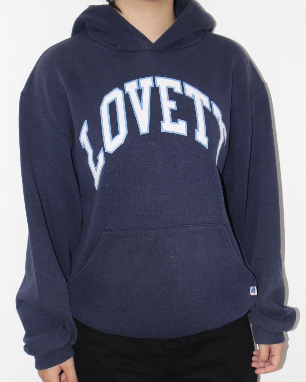 Russell Athletic × Vintage 2000S RUSSELL LOVETT PULLOVER HOODIE Size US S / EU 44-46 / 1 - 4 Thumbnail