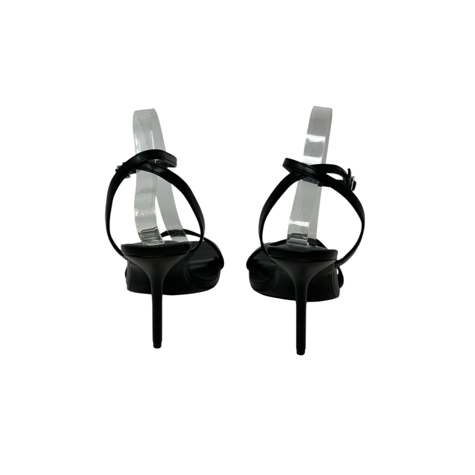 Asos ASOS DESIGN black strappy heeled sandals size 8 Size US 8 / IT 38 - 7 Thumbnail
