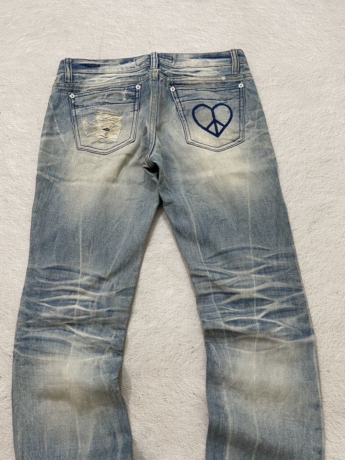 Japanese Brand 00s Diesel Distressed Denim Ripped Jeans Wash Hysteric Ifsix Size US 30 / EU 46 - 9 Thumbnail