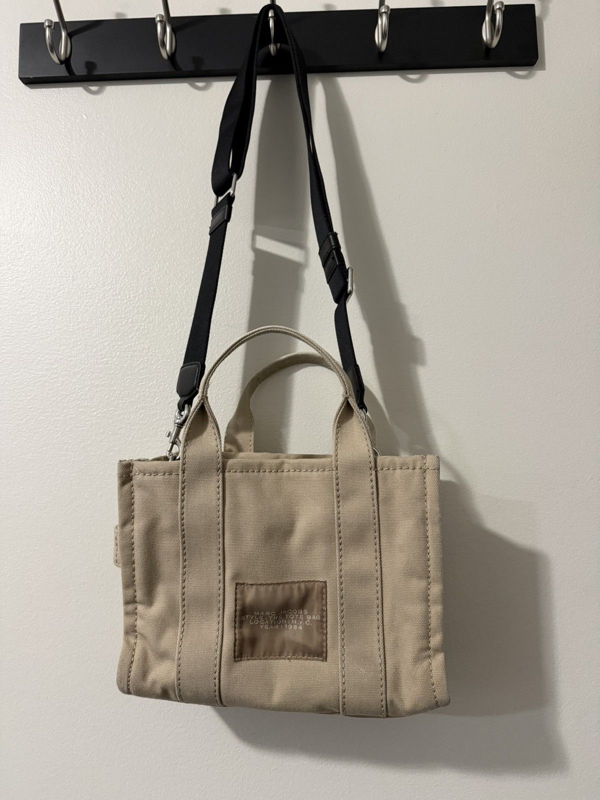 Marc Jacobs Marc Jacobs The Canvas Small Tote Bag ‘Beige’ Size ONE SIZE - 3 Thumbnail