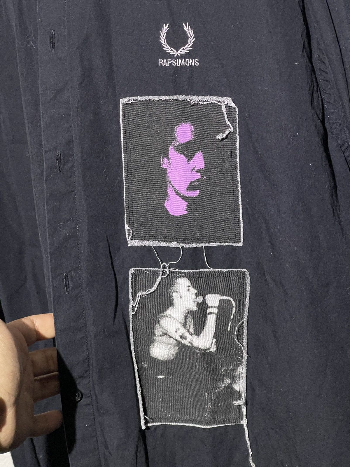 Fred Perry × Raf Simons Patched oversize shirt Size US M / EU 48-50 / 2 - 4 Thumbnail