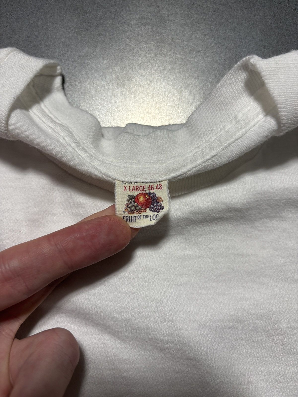 Fruit Of The Loom 1970s Fruit of the Loom Tee 70s Vintage Blank Made in USA Size US M / EU 48-50 / 2 - 3 Thumbnail