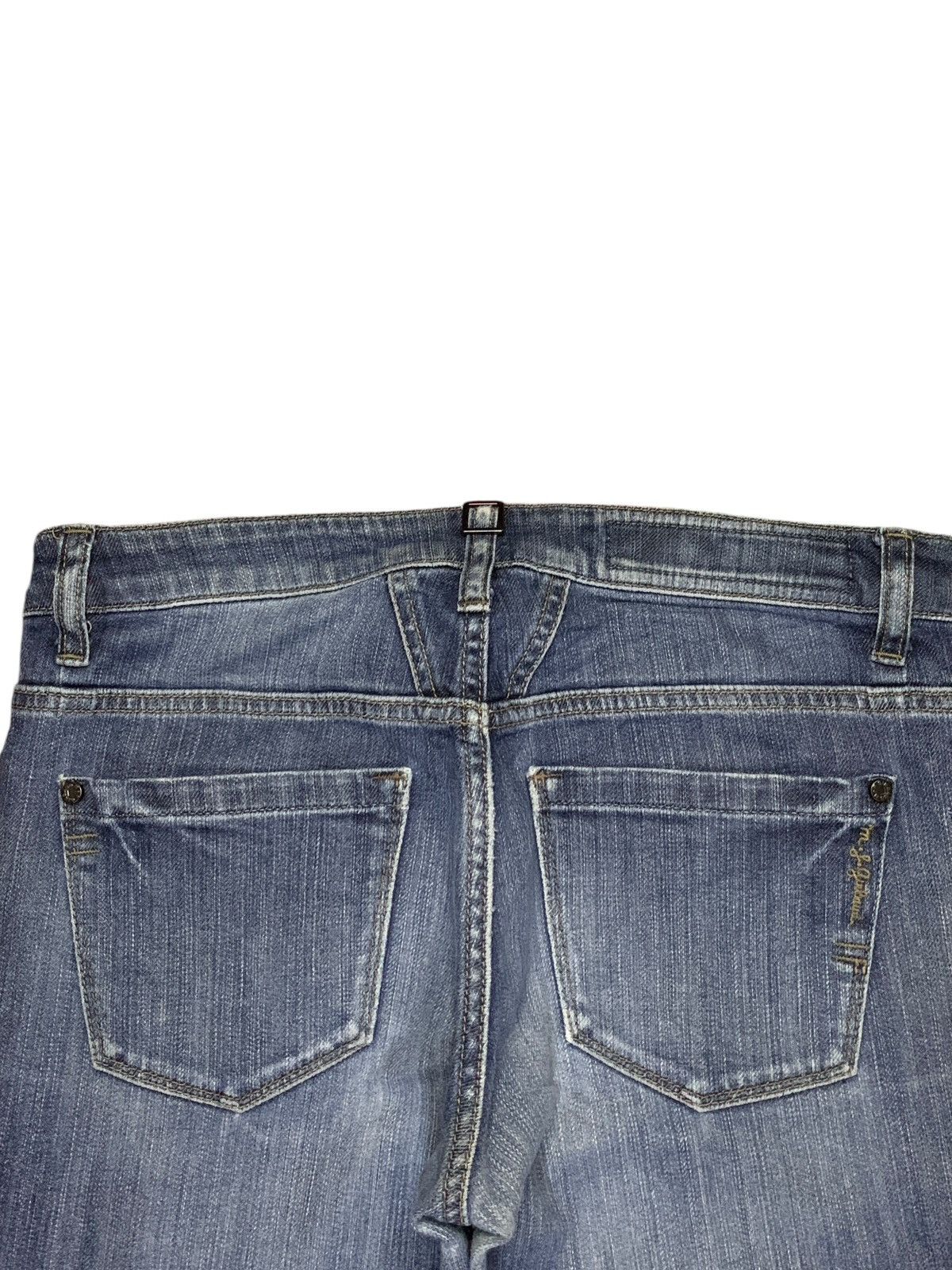 Marithe + Francois Girbaud Vintage Girbaud Distressed Ripped Slim Jeans Size 32" / US 10 / IT 46 - 8 Thumbnail