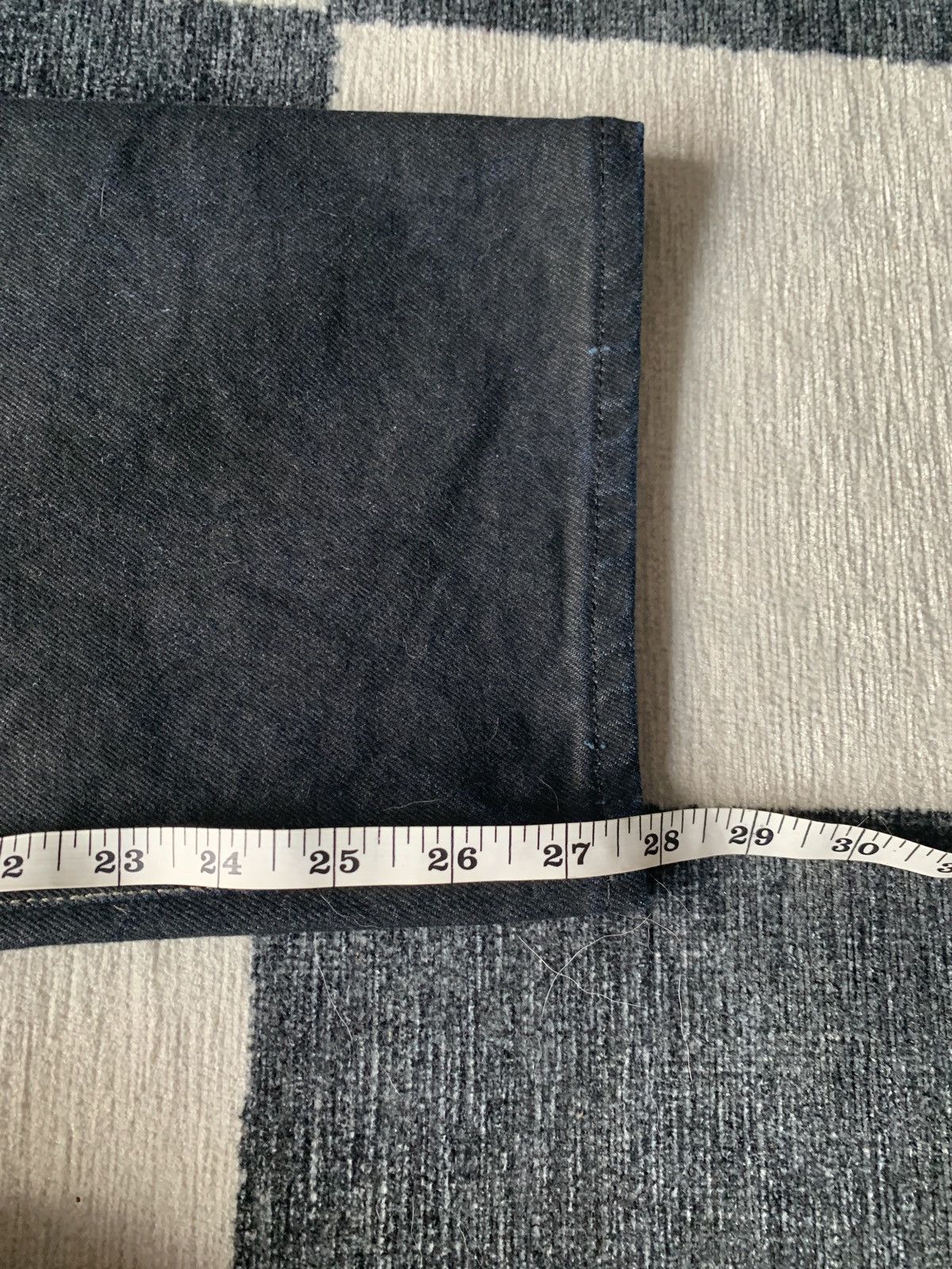 Rick Owens Drkshdw Made in Japan Drkshdw X Self Edge Detroit Cut Waxed Jeans Size US 34 / EU 50 - 3 Thumbnail