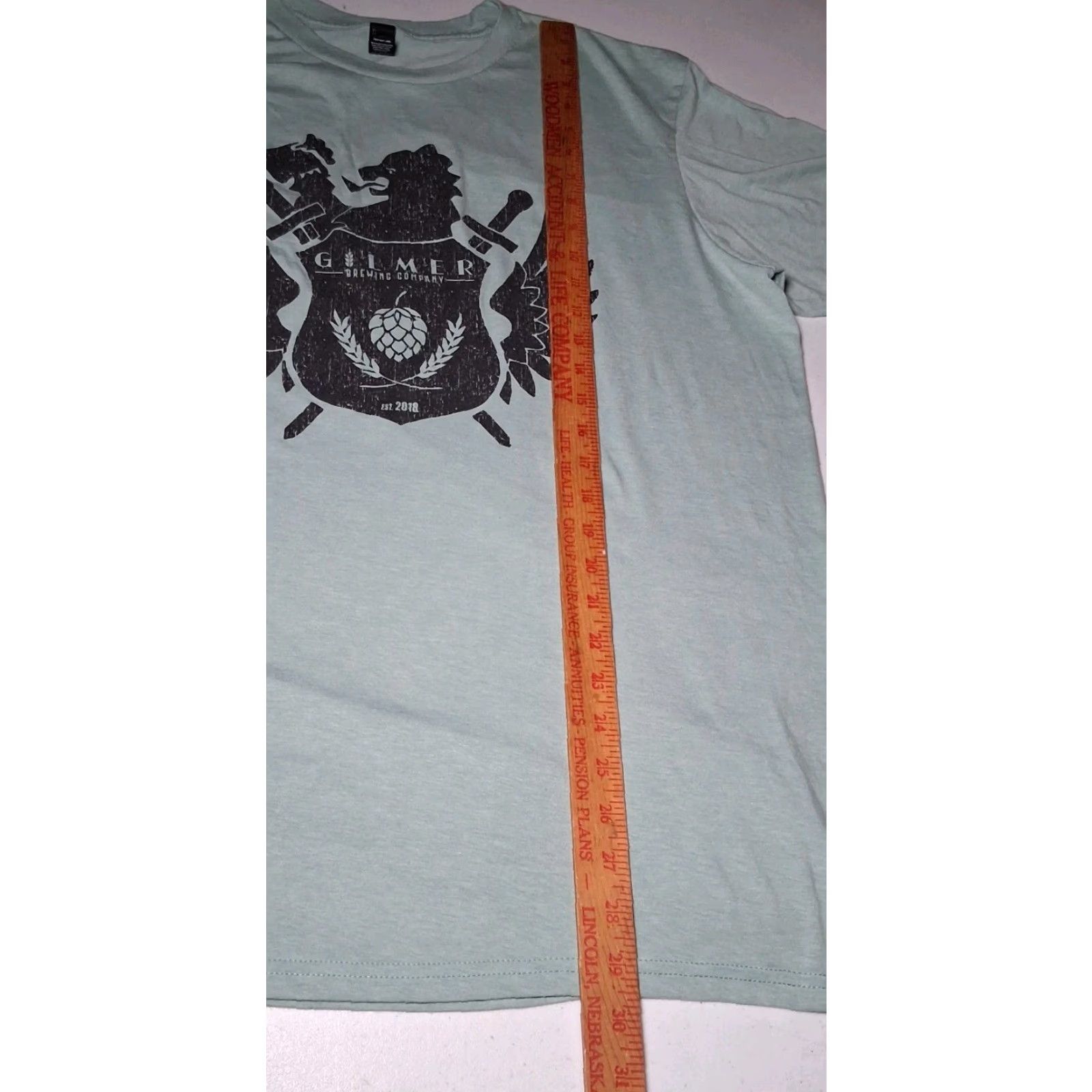 Vintage VINTAGE Gilmer Brewing Company Shirt Men 2XL Green Texas Craft Beer Brewery Hops Barley shirt 2XL Green District Crew Neck graphic Men Size US XXL / EU 58 / 5 - 5 Thumbnail