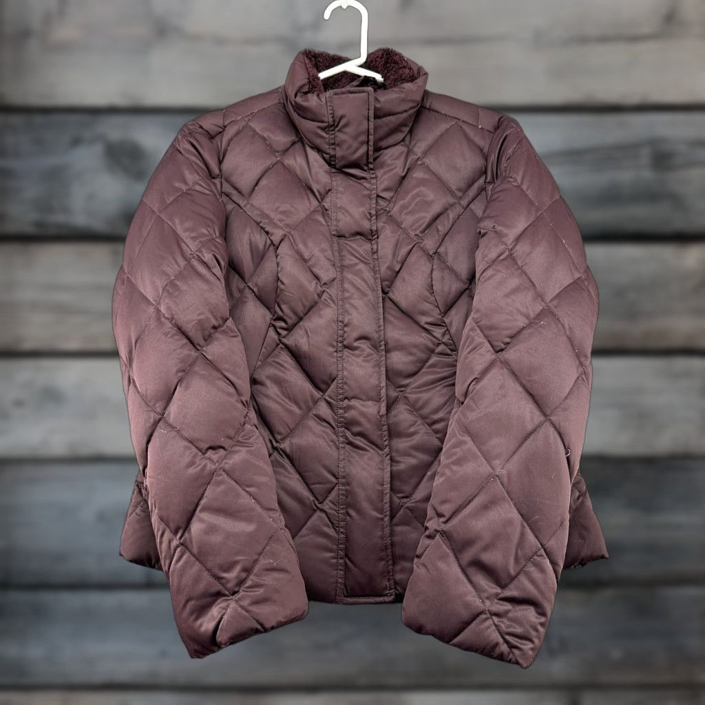 Eddie Bauer Eddie Bauer Jacket Women S Purple Puffer Down 650 Fill Power Long Sleeve Zip Packable Coat Casual Travel Workwear Size S / US 4 / IT 40 - 1 Thumbnail
