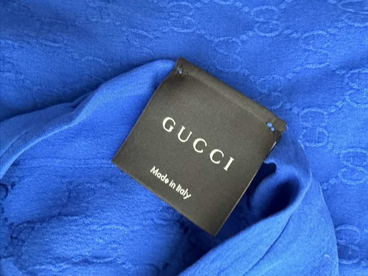 Gucci Gucci Monogram Silk Neck Scarf Size ONE SIZE - 4 Thumbnail