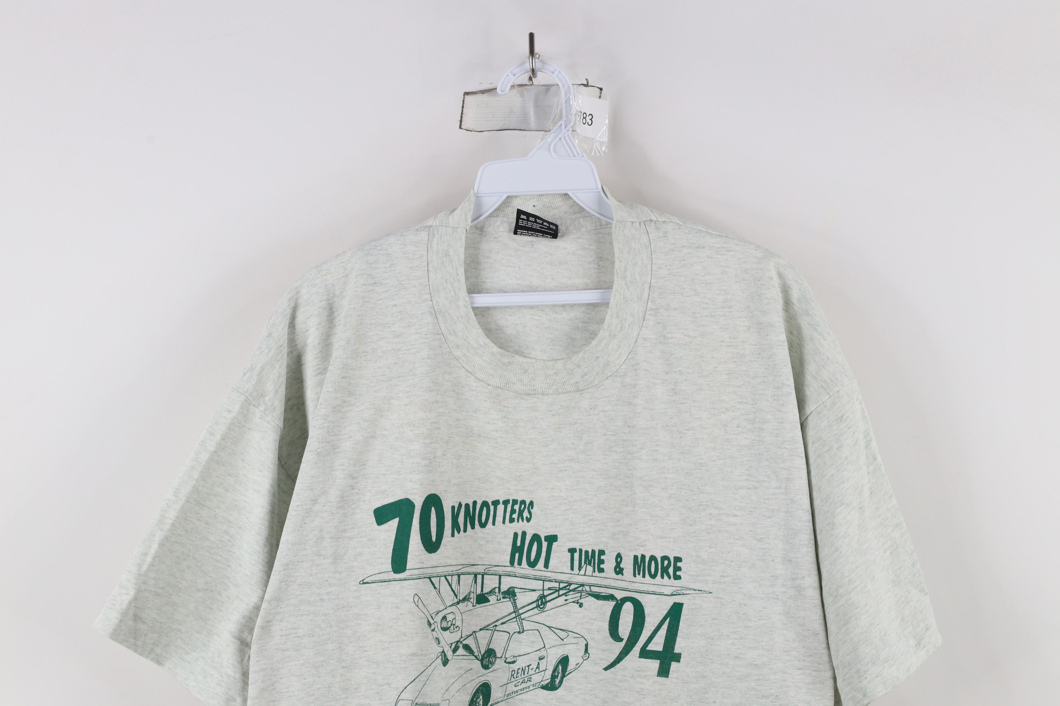 Vintage Vintage 90s 70 Knotters Time & More 1994 T-Shirt Gray USA Size US XL / EU 56 / 4 - 2 Thumbnail