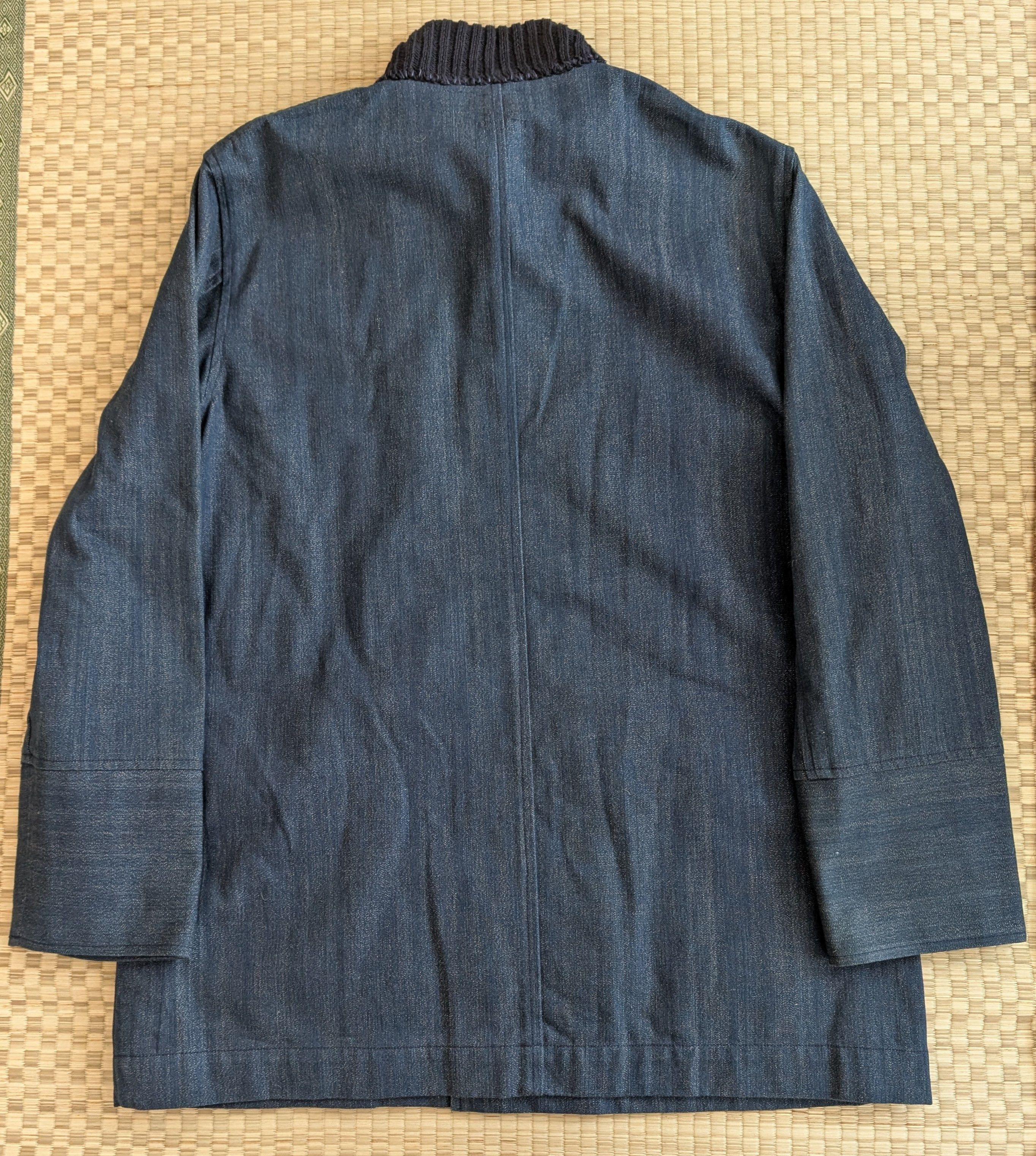 Blue Blue Japan RARE Blue Blue Japan Ribbed Collar Coverall Jacket Size US S / EU 44-46 / 1 - 2 Thumbnail