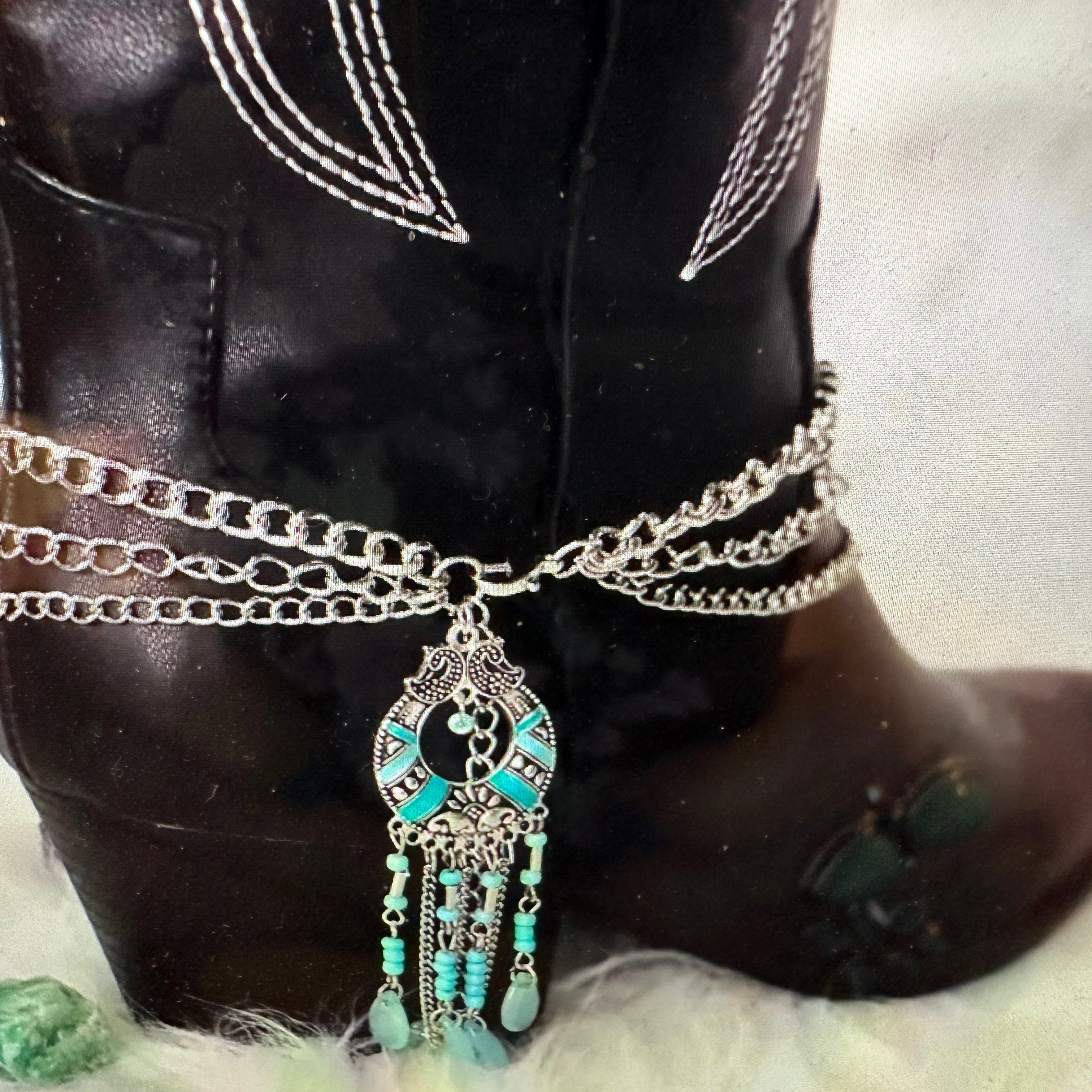 Other Southwest Charm Turquoise Bead Boot Accessory - Fast Shippin Size ONE SIZE - 5 Thumbnail