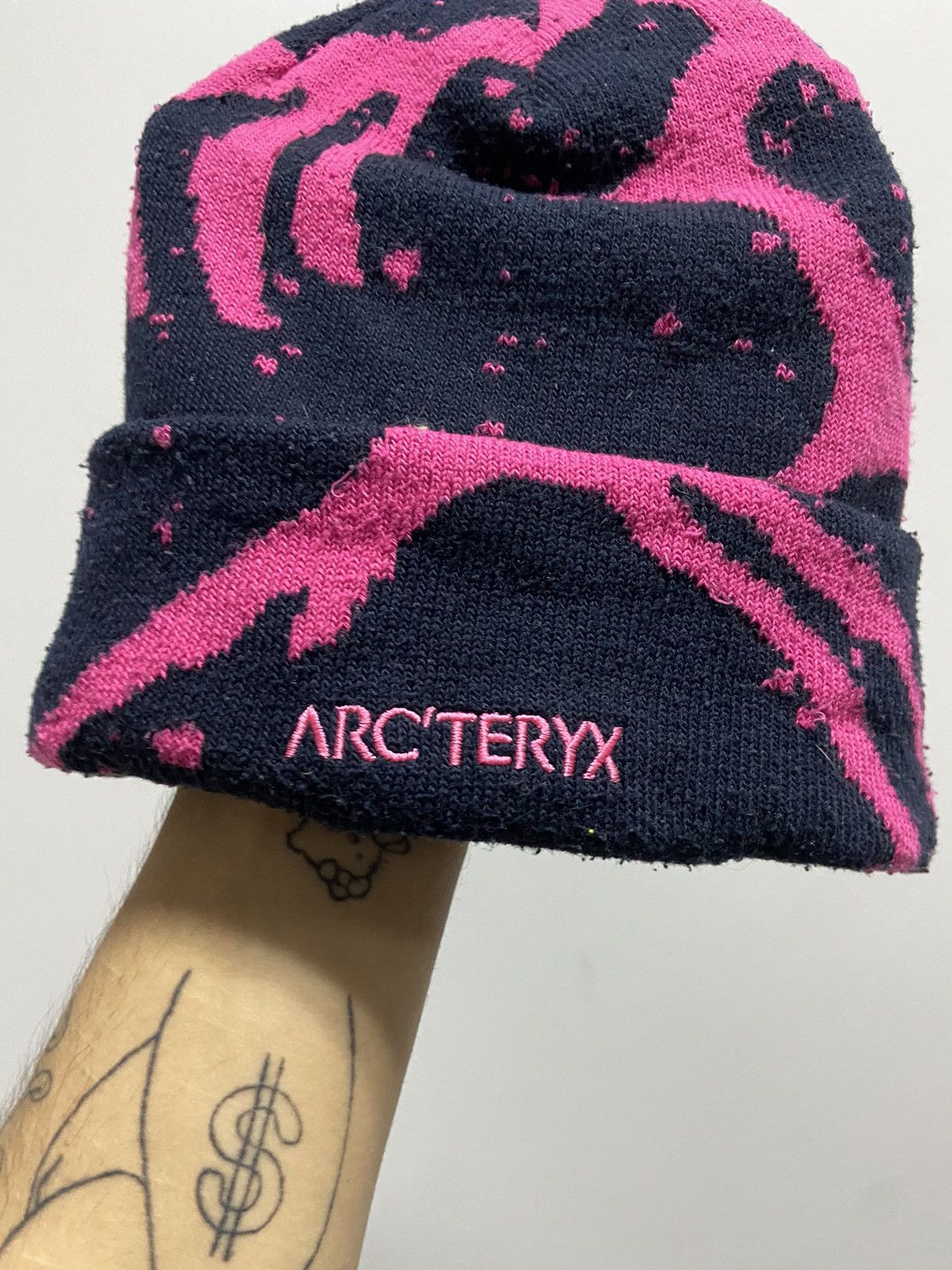 Arc'teryx × Vintage Arcteryx Hat Vintage Logo Bird fleece overprint Size ONE SIZE - 3 Thumbnail