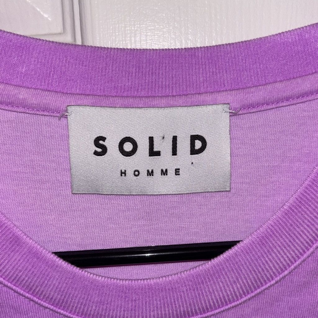 Solid Homme Solid Homme Men’s Tshirt Sz 46 P2P 23’ Length 28’ Size US M / EU 48-50 / 2 - 4 Thumbnail