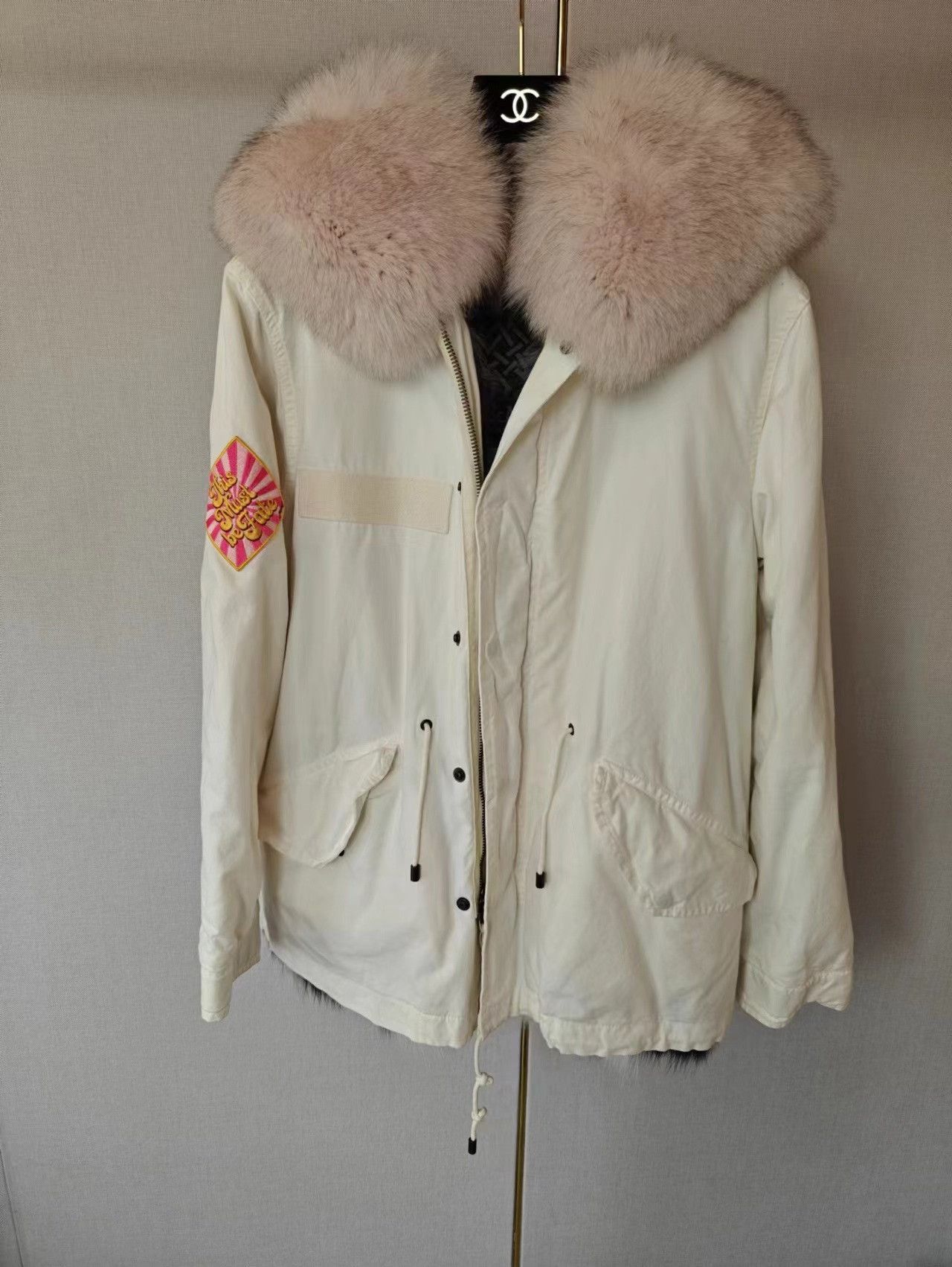 MR & MRS ITALY Mr Mrs Fur Coat Size M / US 6-8 / IT 42-44 - 1 Thumbnail