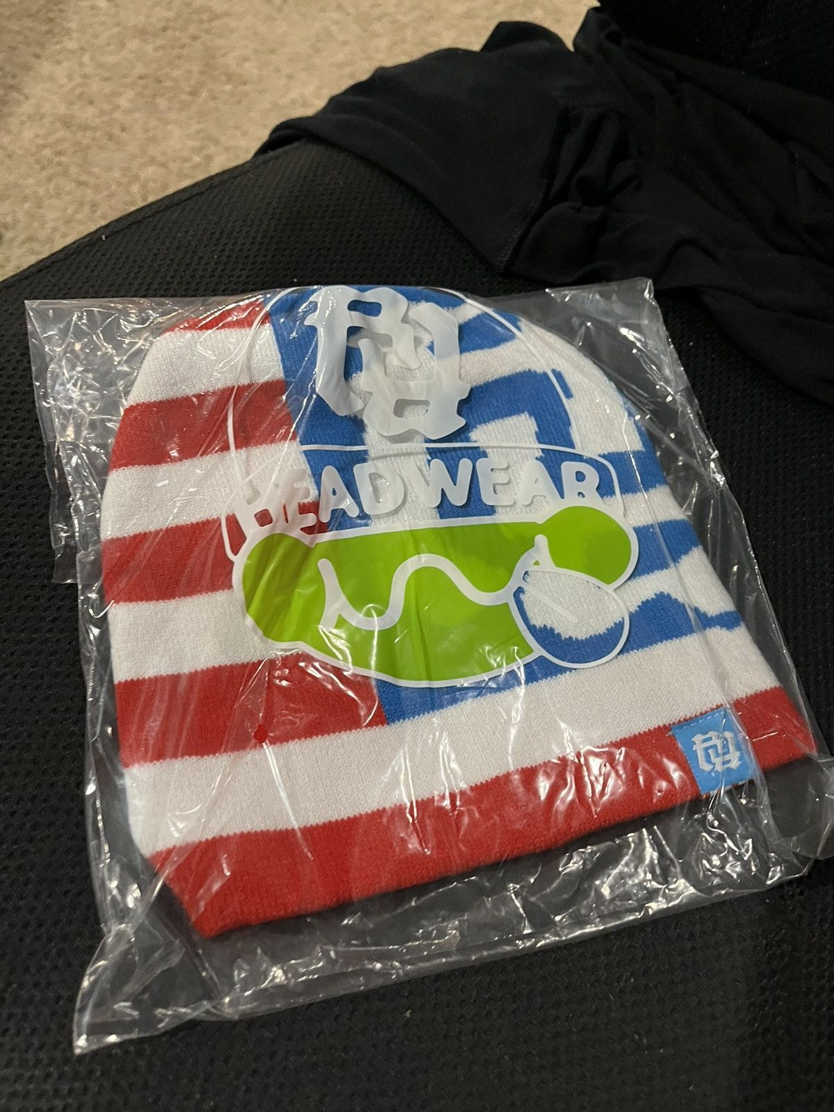 Designer × Rap Tees USA RR Beanie Size ONE SIZE - 2 Thumbnail