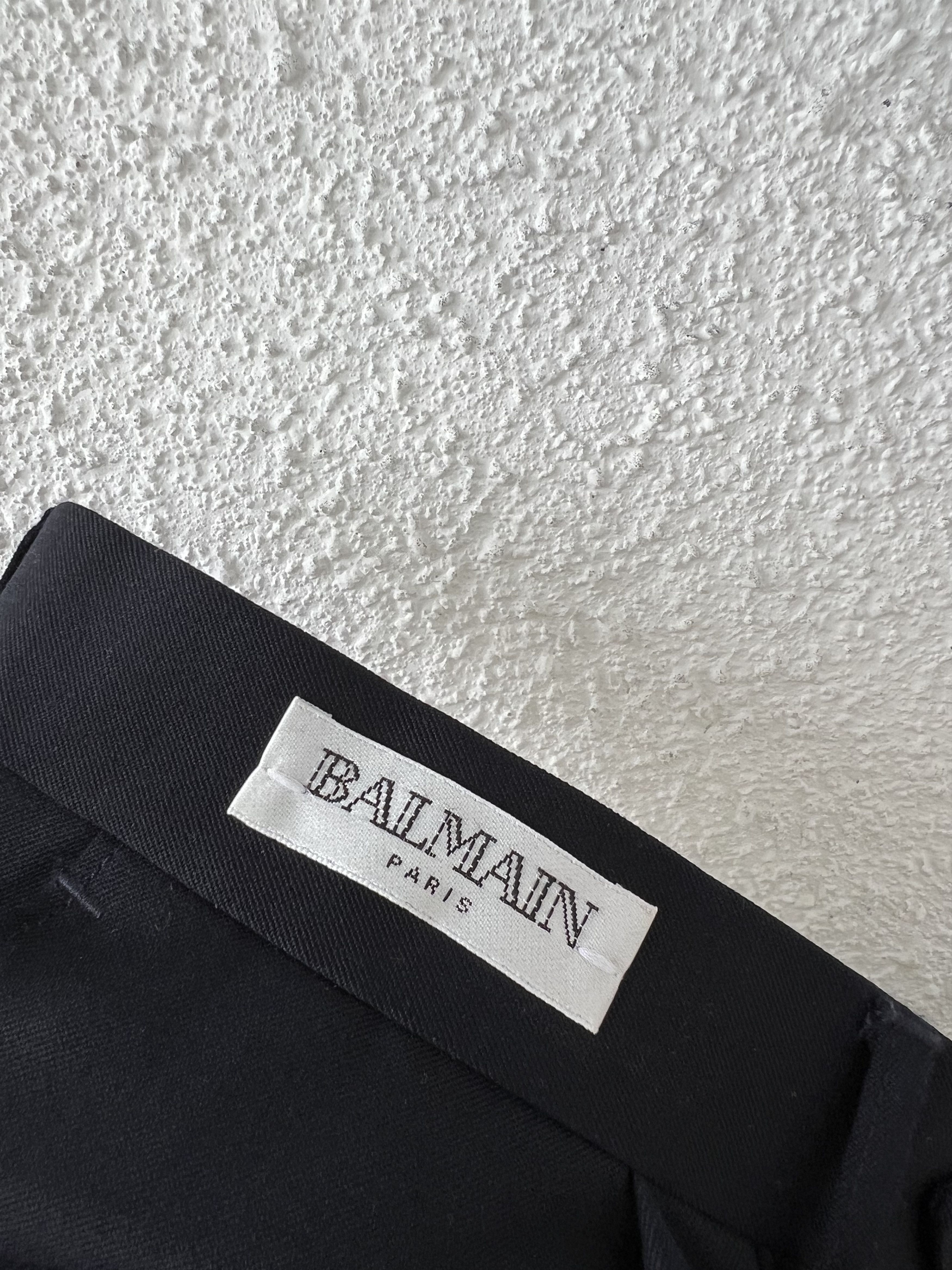 Balmain Balmain Wool Trousers 32 Size US 32 / EU 48 - 3 Thumbnail